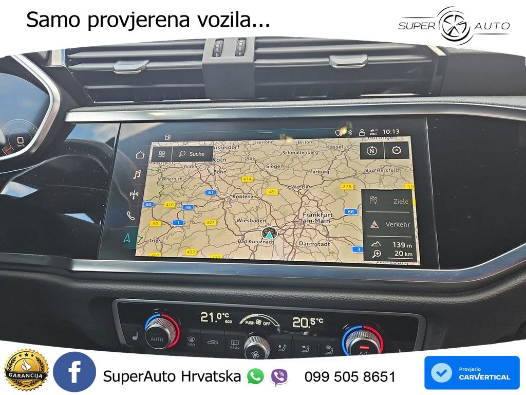 Audi Q3 II Sportback 40 TFSI (190 KS) quattro S tronic S line LED+GR SJED+ACC