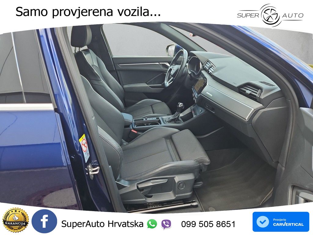 Audi Q3 II Sportback 40 TFSI (190 KS) quattro S tronic S line LED+GR SJED+ACC