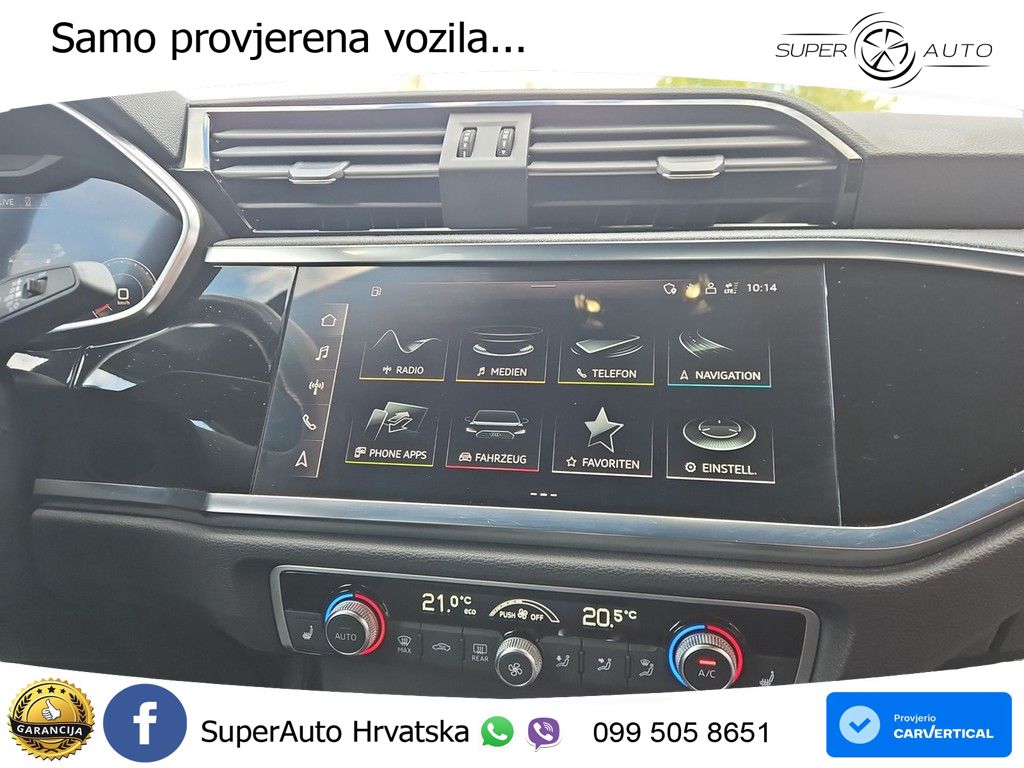 Audi Q3 II Sportback 40 TFSI (190 KS) quattro S tronic S line LED+GR SJED+ACC