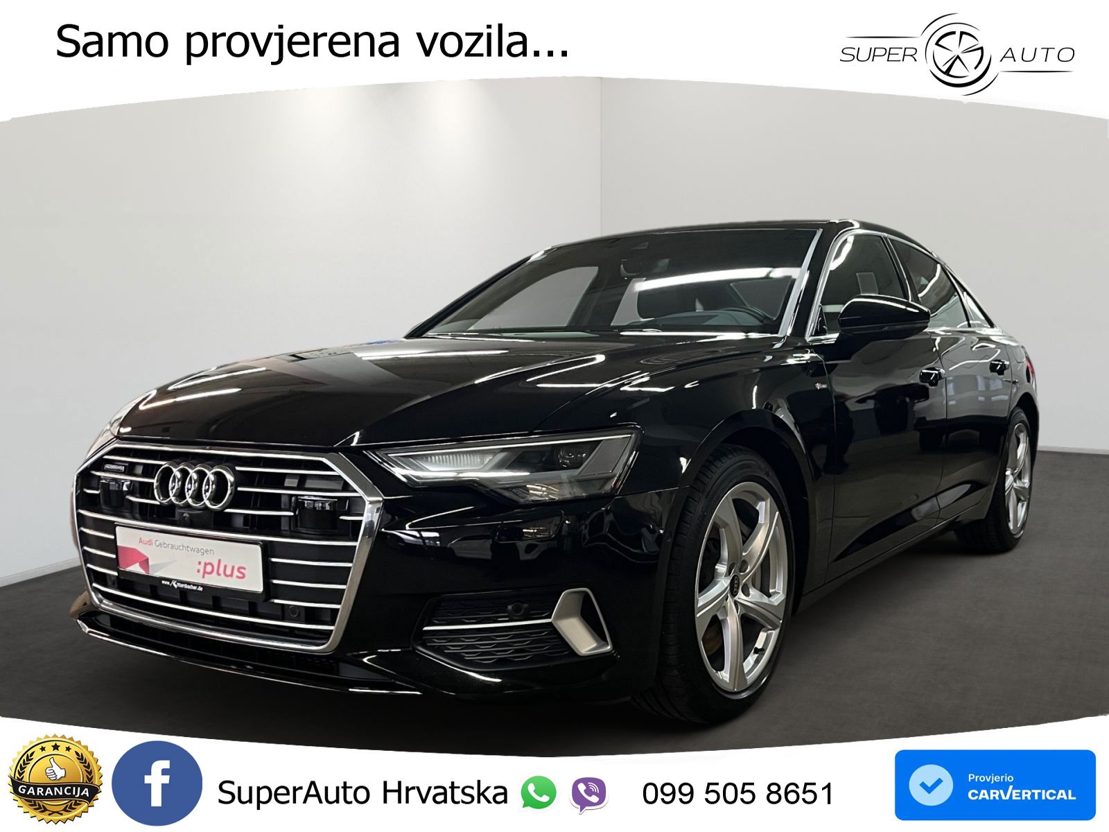 Audi A6 50 TFSIe (299 KS) quattro ultra S tronic S line LED+GR SJED+ACC