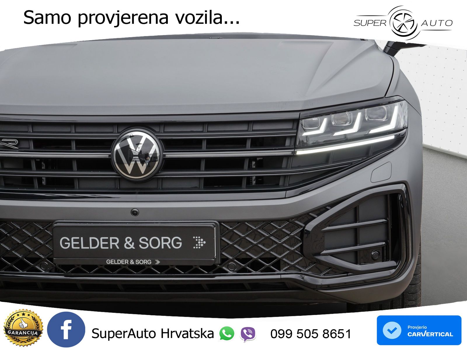 Volkswagen Touareg 3.0 V6 TDI (286 KS) 4MOTION Tiptronic ZRAČNI+ACC+GR SJED+KAM+PANO