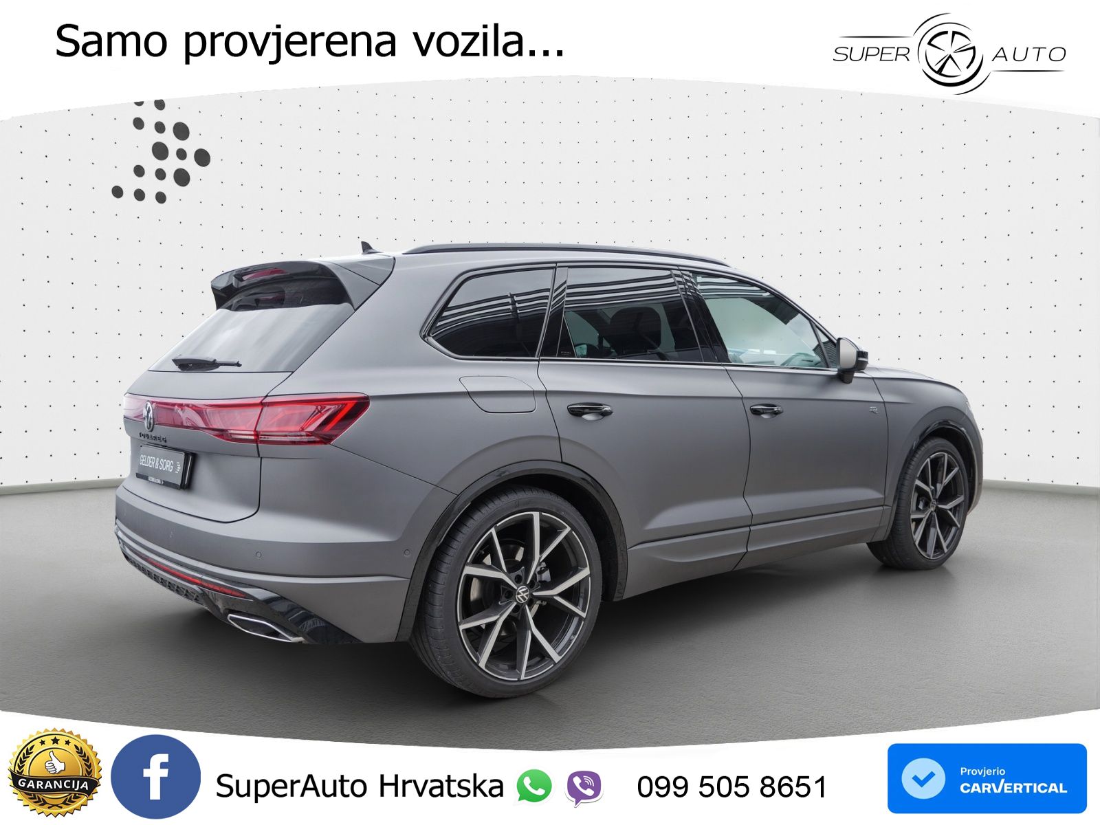 Volkswagen Touareg 3.0 V6 TDI (286 KS) 4MOTION Tiptronic ZRAČNI+ACC+GR SJED+KAM+PANO