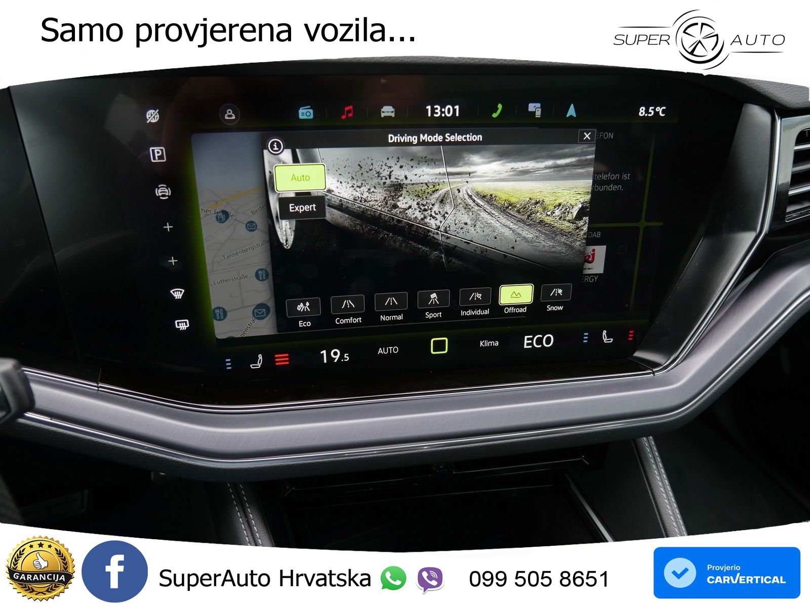 Volkswagen Touareg 3.0 V6 TDI (286 KS) 4MOTION Tiptronic ZRAČNI+ACC+GR SJED+KAM+PANO