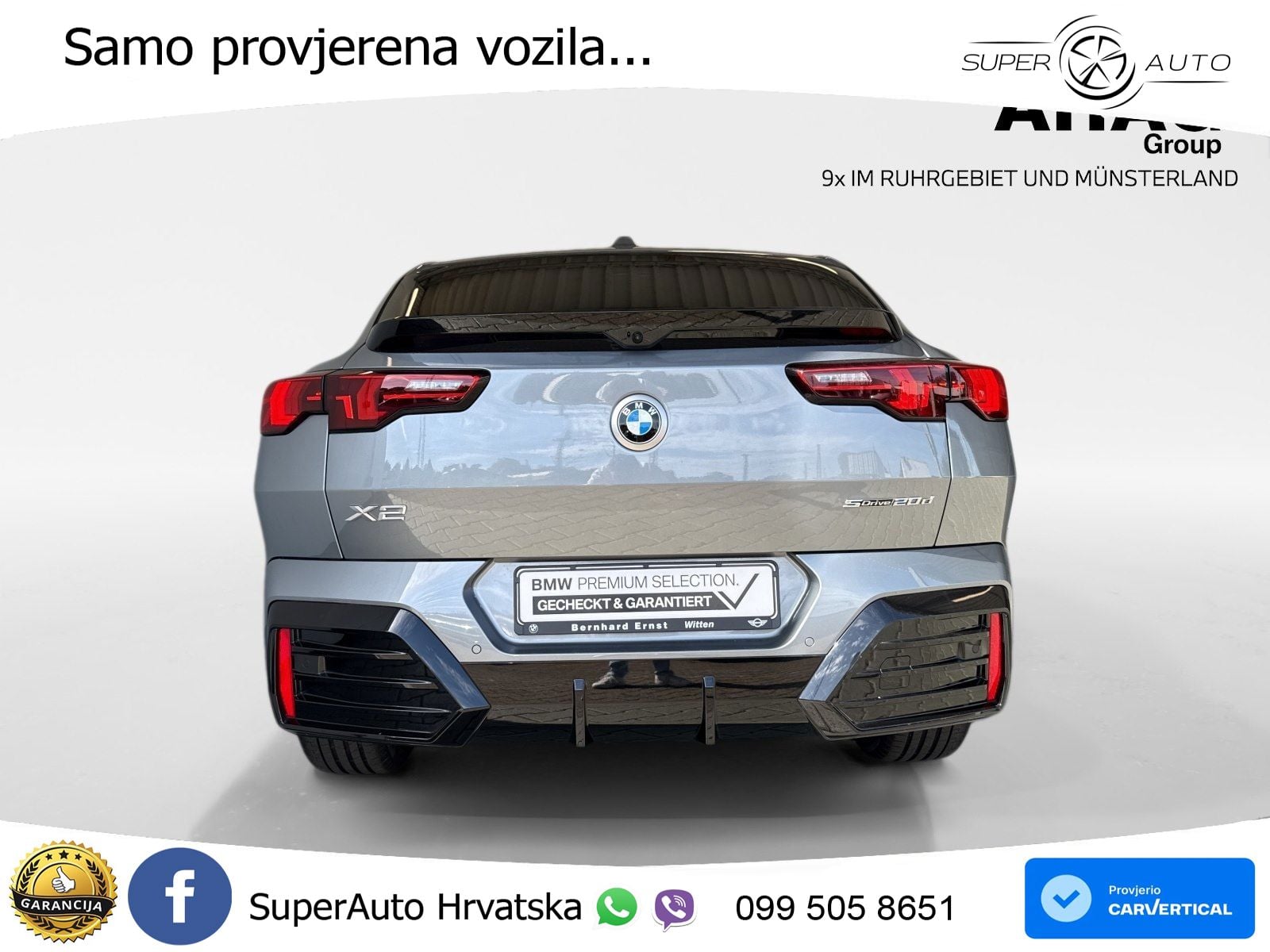 BMW X2 sDrive20d Steptronic M Sport LED+GR SJED+ACC