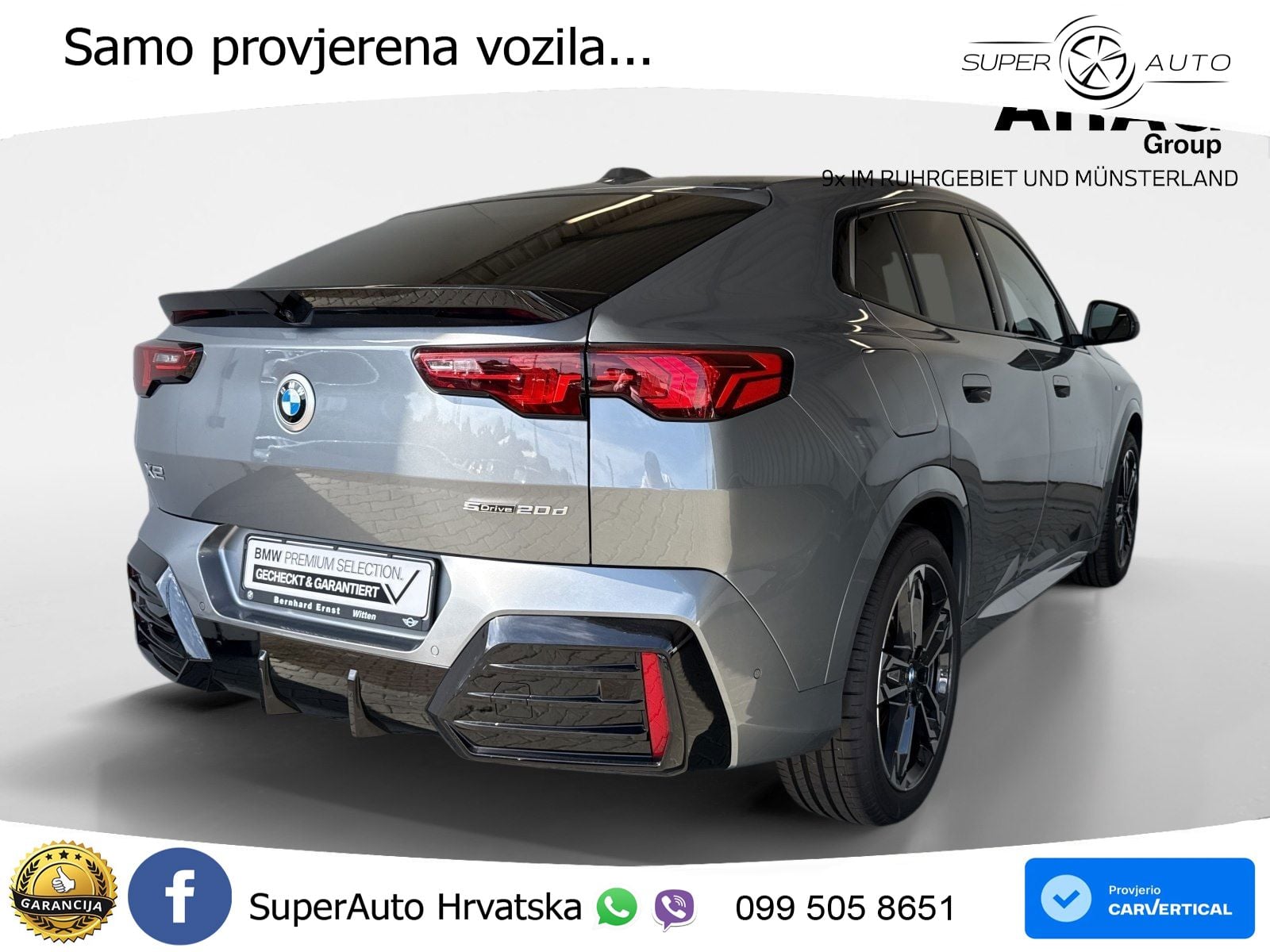 BMW X2 sDrive20d Steptronic M Sport LED+GR SJED+ACC