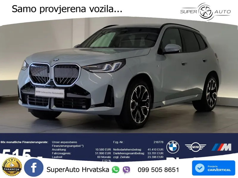 BMW X3 20d xDrive Steptronic M Sport LED+GR SJED+ACC