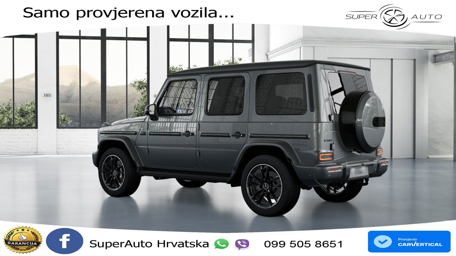 Mercedes G 500 Long (449 KS) 4MATIC 9G-TRONIC AMG LED+ACC