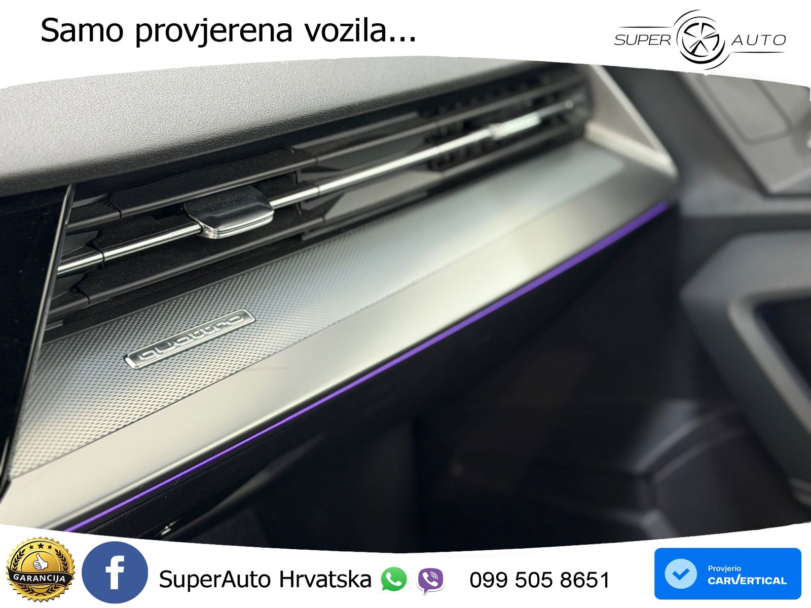 Audi S3 Limuzina 2.0 TFSI (310 KS) quattro S tronic LED+GR SJED+ACC