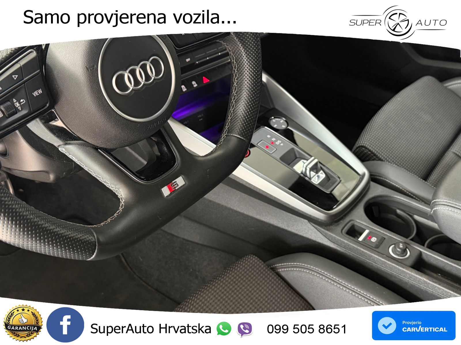 Audi S3 Limuzina 2.0 TFSI (310 KS) quattro S tronic LED+GR SJED+ACC