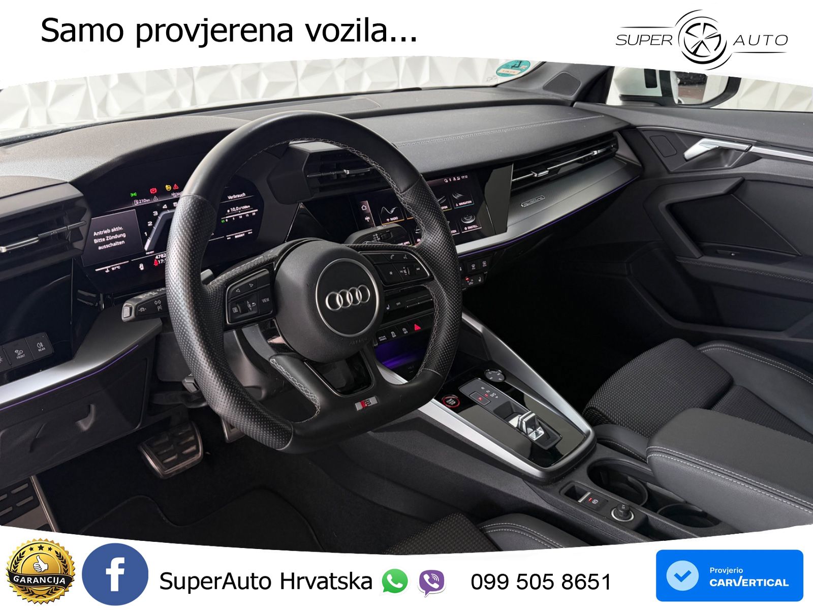 Audi S3 Limuzina 2.0 TFSI (310 KS) quattro S tronic LED+GR SJED+ACC