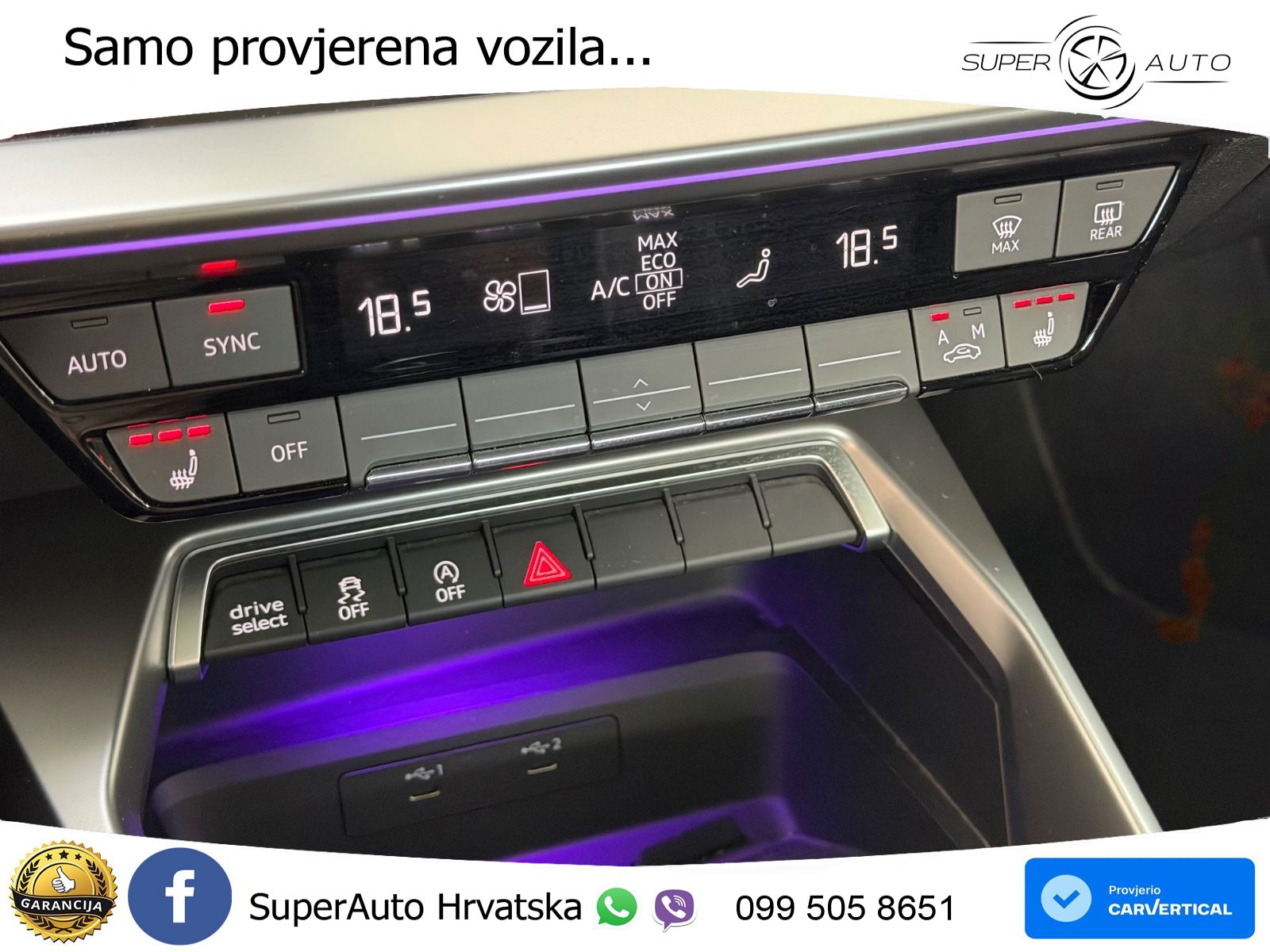 Audi S3 Limuzina 2.0 TFSI (310 KS) quattro S tronic LED+GR SJED+ACC