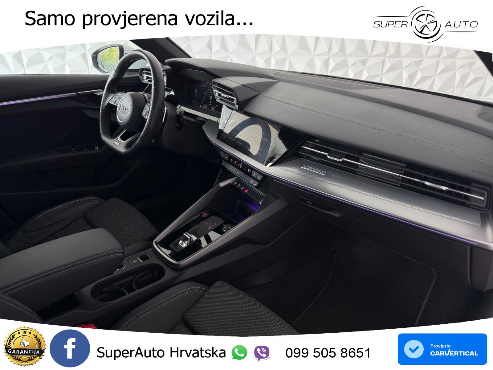 Audi S3 Limuzina 2.0 TFSI (310 KS) quattro S tronic LED+GR SJED+ACC