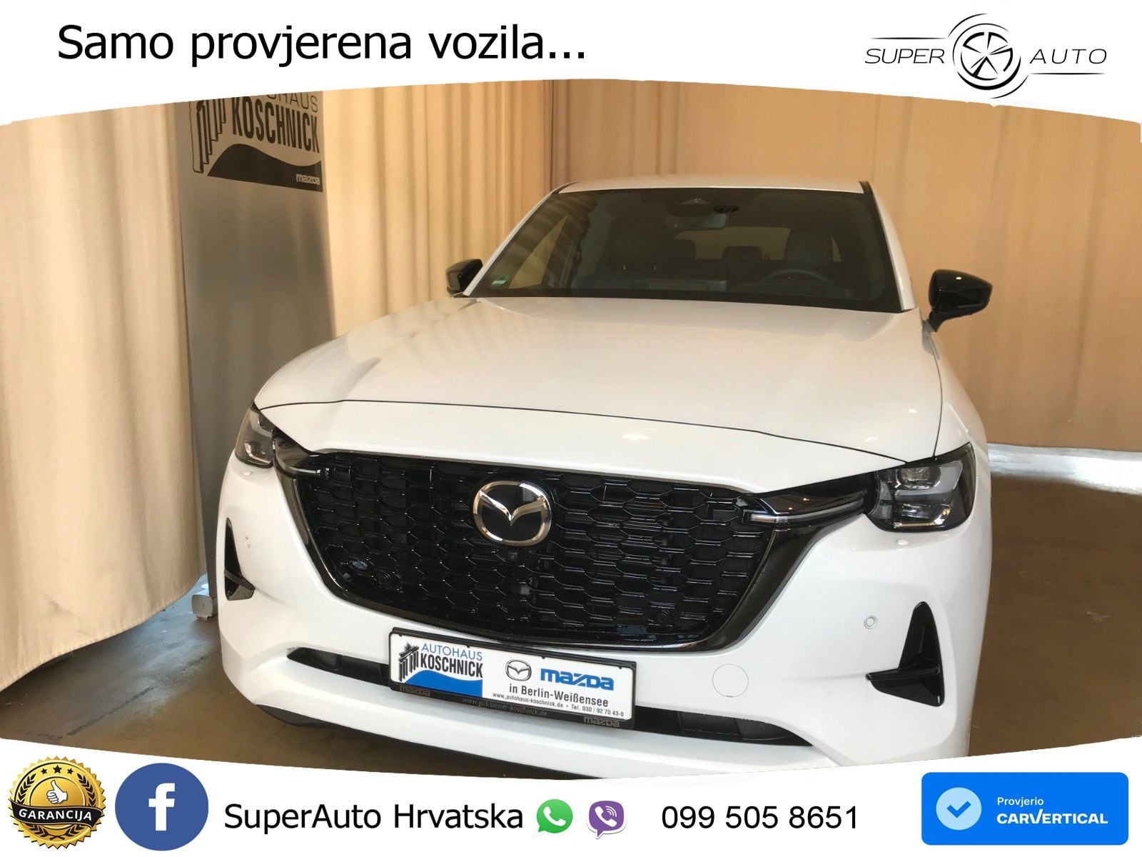 Mazda CX-60 3.3 e-Skyactiv D (254 KS) AWD Automatic LED+GR SJED+ACC