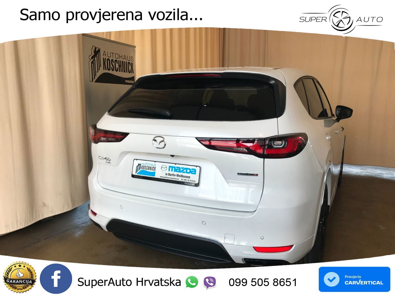 Mazda CX-60 3.3 e-Skyactiv D (254 KS) AWD Automatic LED+GR SJED+ACC