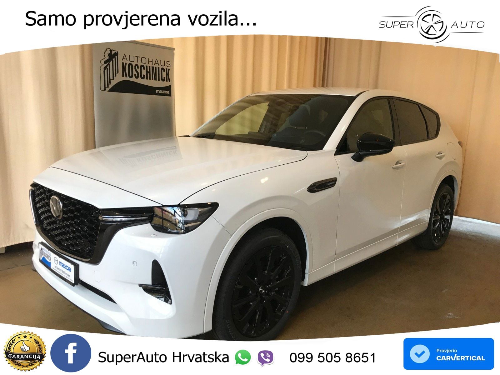 Mazda CX-60 3.3 e-Skyactiv D (254 KS) AWD Automatic LED+GR SJED+ACC