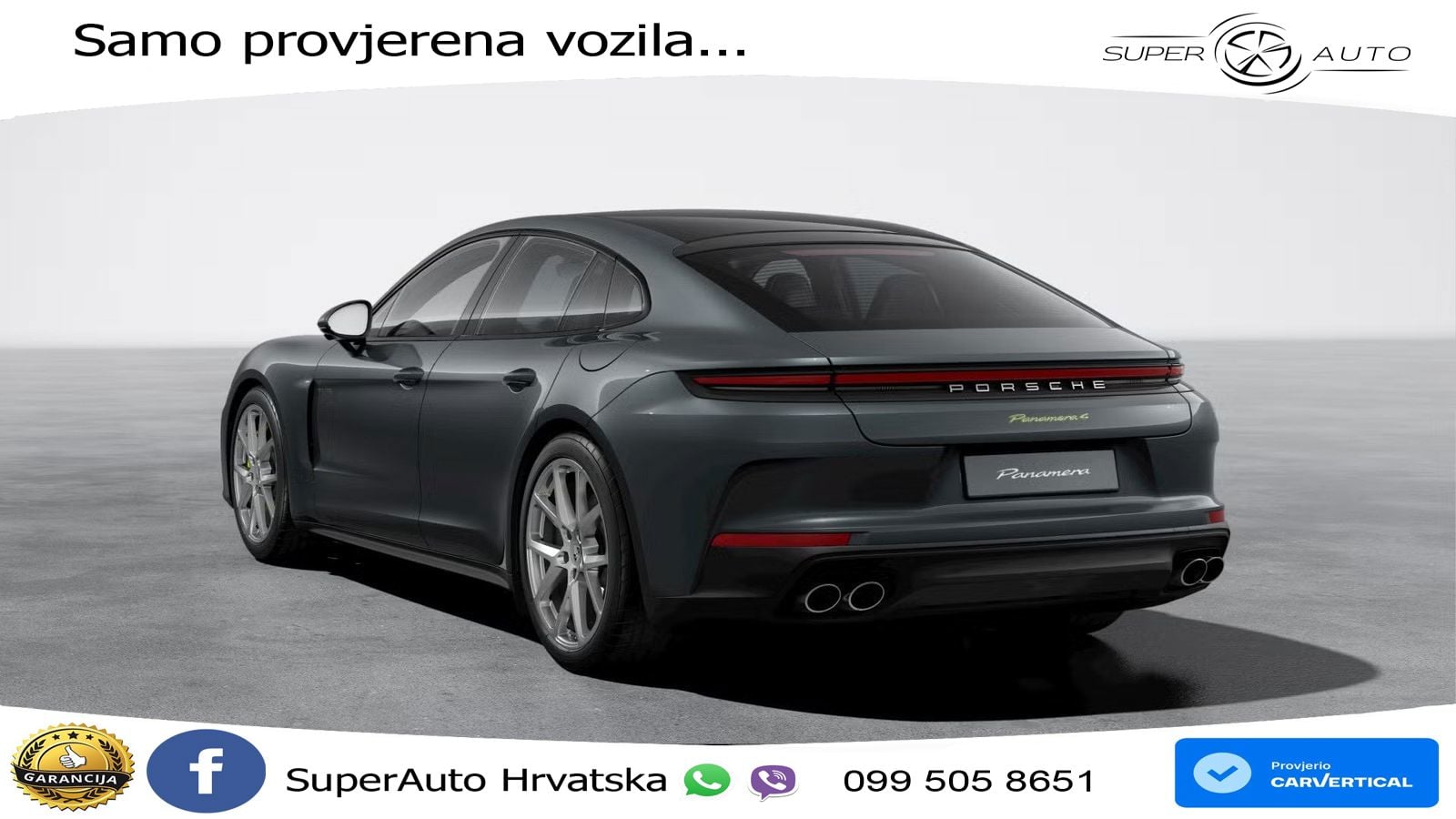 Porsche Panamera 4 2.9 V6 (470 KS) E-Hybrid PDK LED+GR SJED+ACC