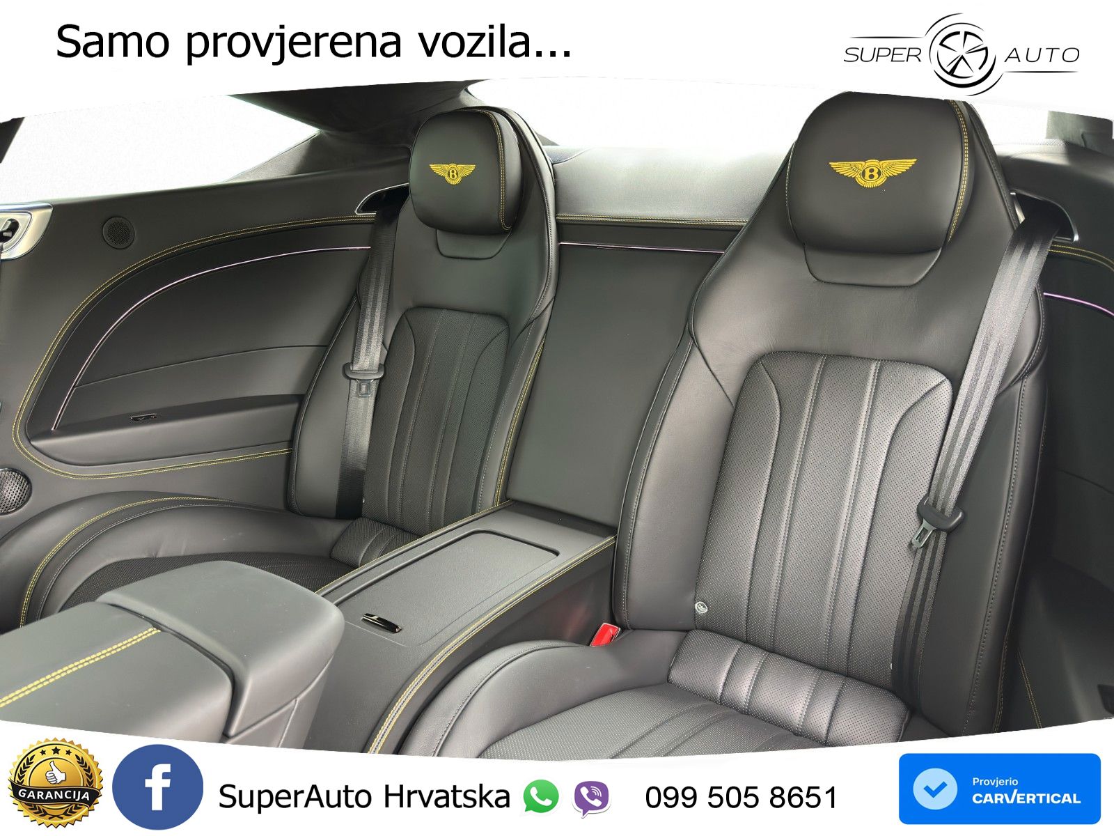 Bentley Continental GT IV 4.0 V8 TFSi (680 KS) AWD DCT ZRAČNI+ACC+GR SJED+360