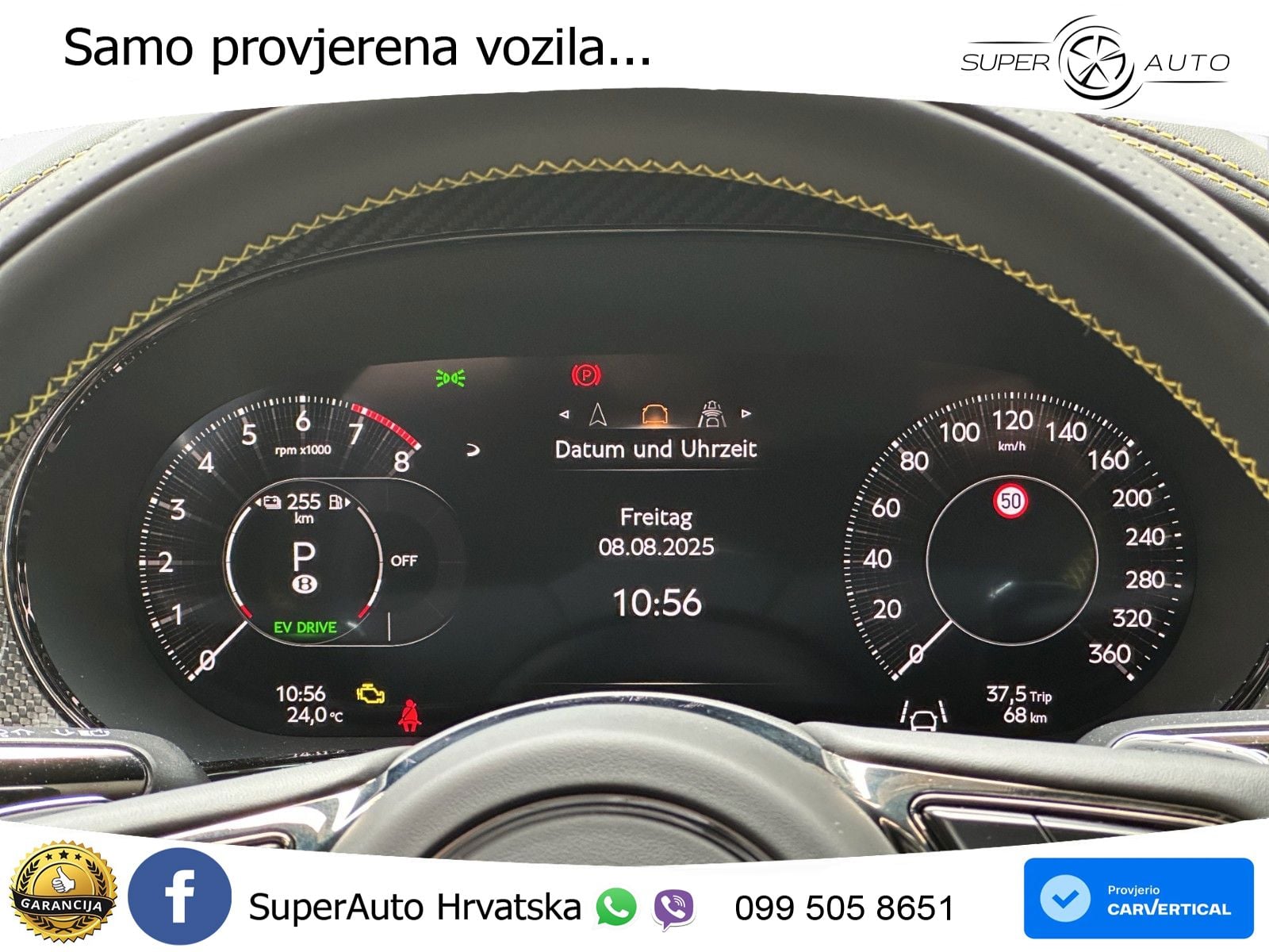 Bentley Continental GT IV 4.0 V8 TFSi (680 KS) AWD DCT ZRAČNI+ACC+GR SJED+360
