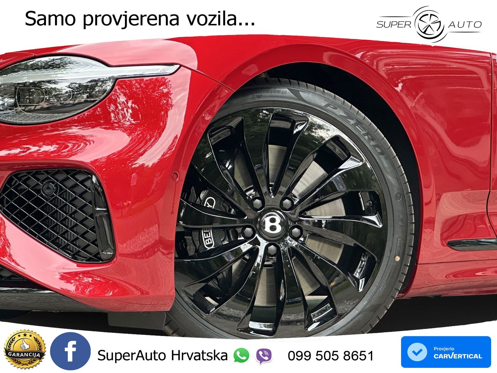 Bentley Continental GT IV 4.0 V8 TFSi (680 KS) AWD DCT ZRAČNI+ACC+GR SJED+360