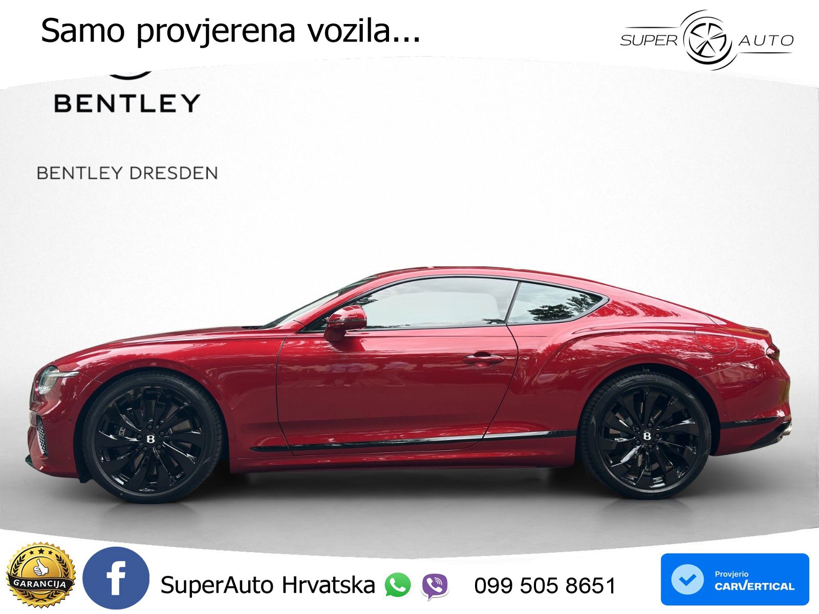 Bentley Continental GT IV 4.0 V8 TFSi (680 KS) AWD DCT ZRAČNI+ACC+GR SJED+360
