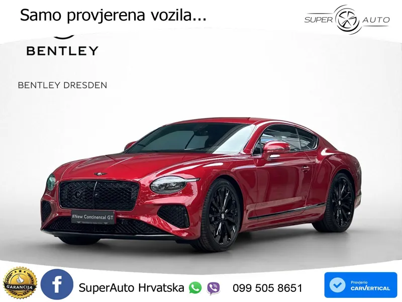 Bentley Continental GT IV 4.0 V8 TFSi (680 KS) AWD DCT ZRAČNI+ACC+GR SJED+360