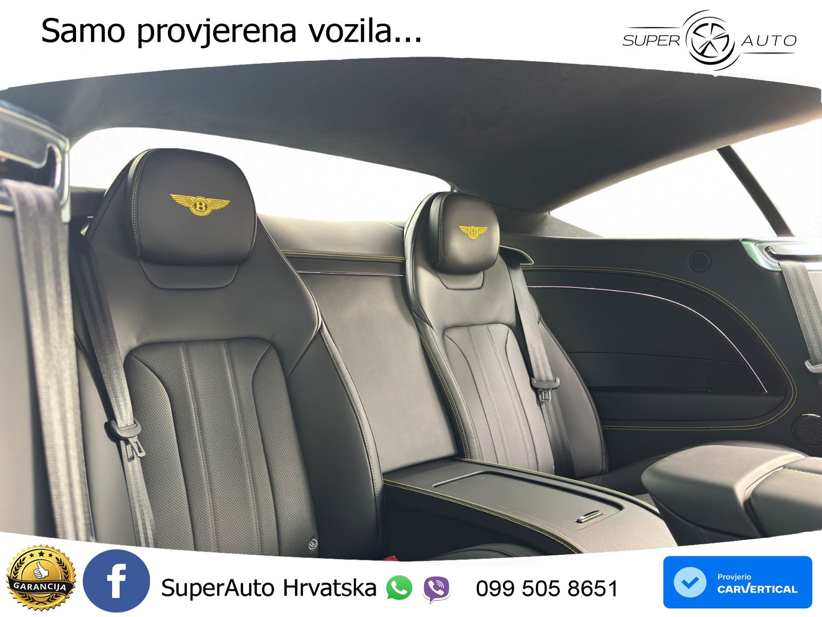 Bentley Continental GT IV 4.0 V8 TFSi (680 KS) AWD DCT ZRAČNI+ACC+GR SJED+360