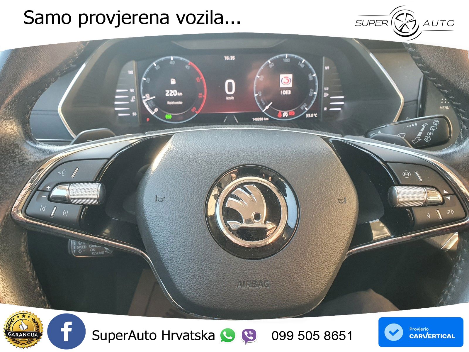 Škoda Octavia Combi 2.0 TDI (150 KS) 4x4 DSG LED+GR SJED+ACC