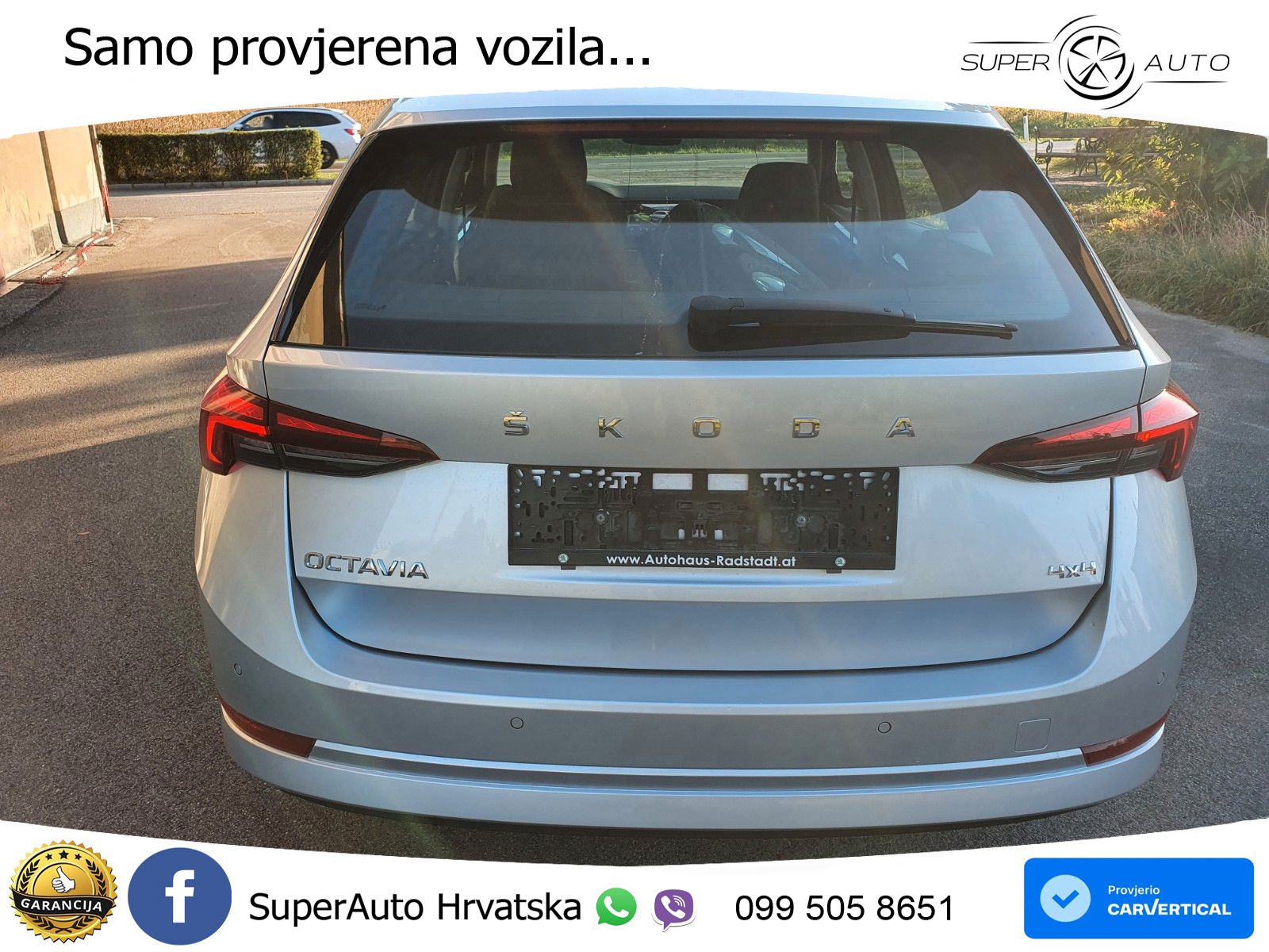 Škoda Octavia Combi 2.0 TDI (150 KS) 4x4 DSG LED+GR SJED+ACC