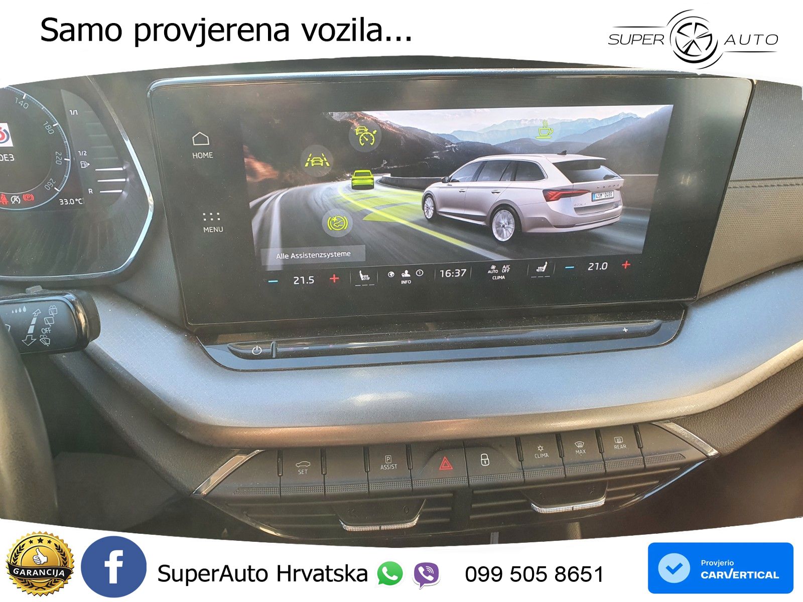 Škoda Octavia Combi 2.0 TDI (150 KS) 4x4 DSG LED+GR SJED+ACC