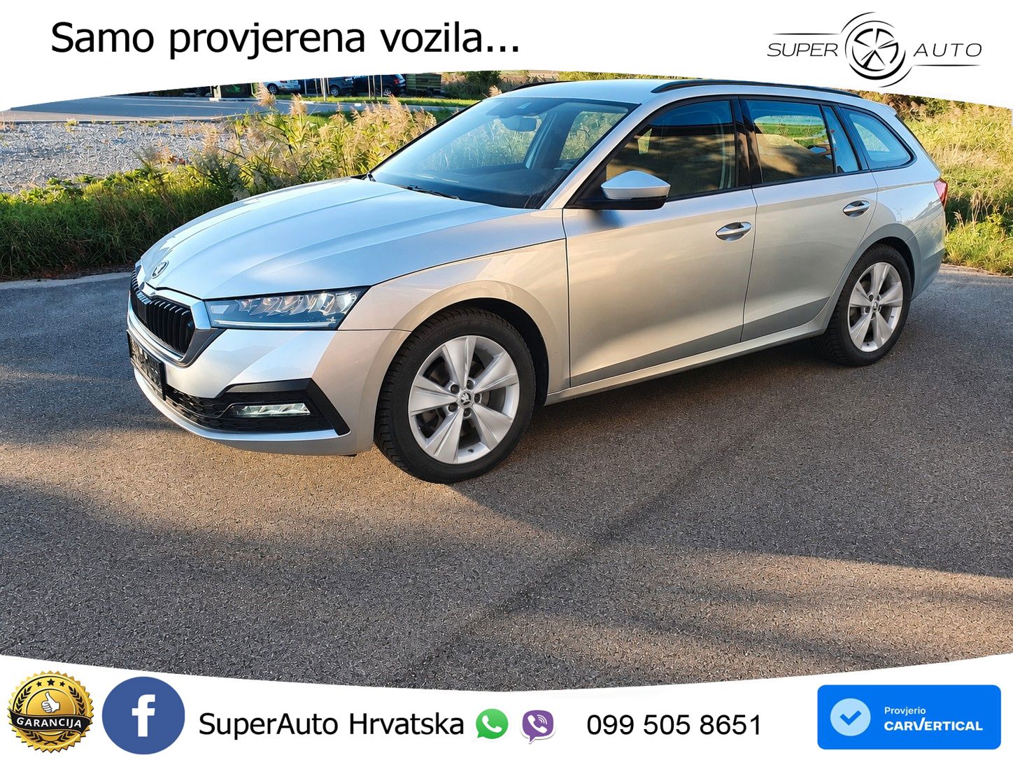 Škoda Octavia Combi 2.0 TDI (150 KS) 4x4 DSG LED+GR SJED+ACC