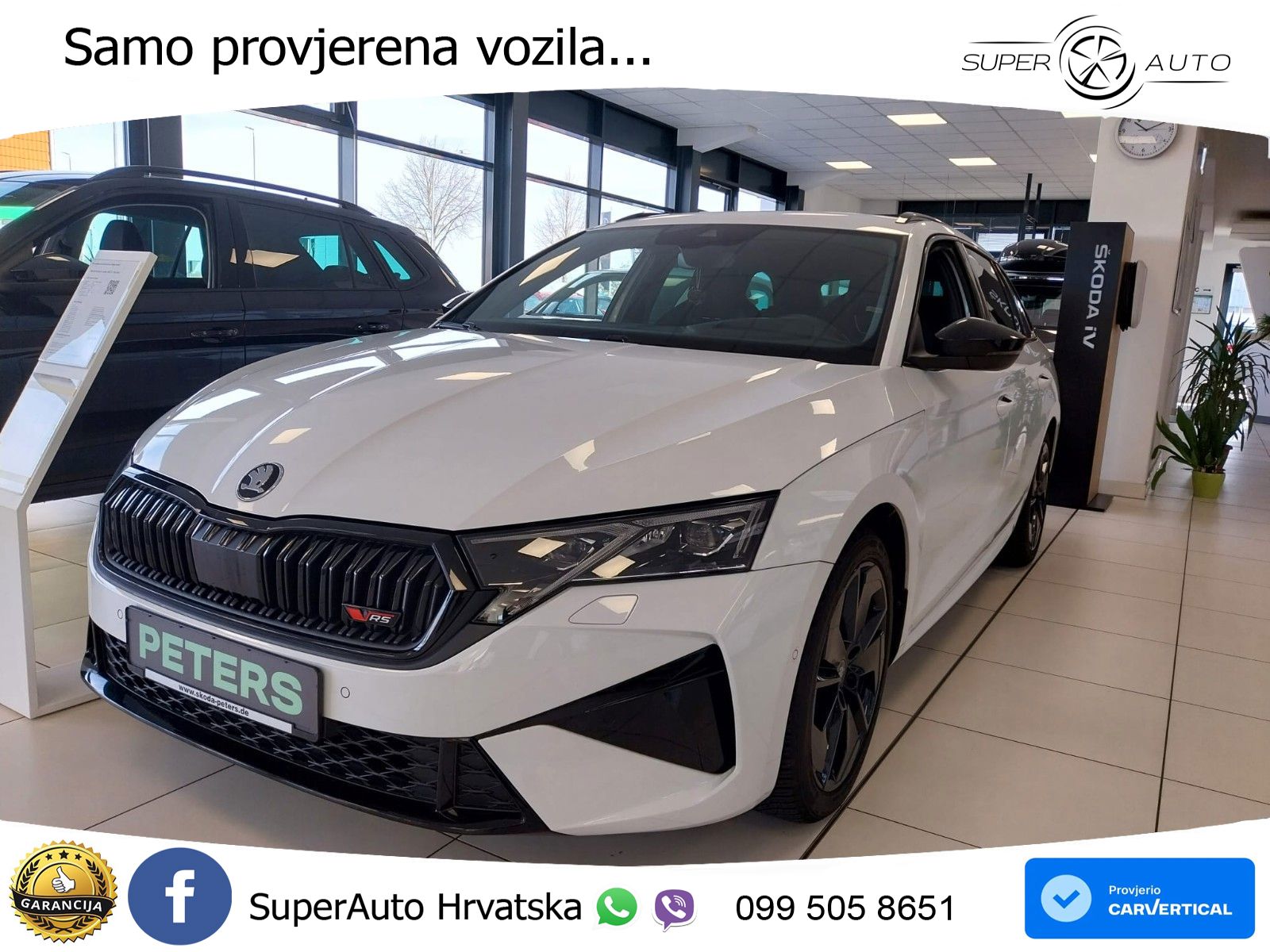 Škoda Octavia Combi RS 2.0 TSI (265 KS) DSG LED+GR SJED+ACC