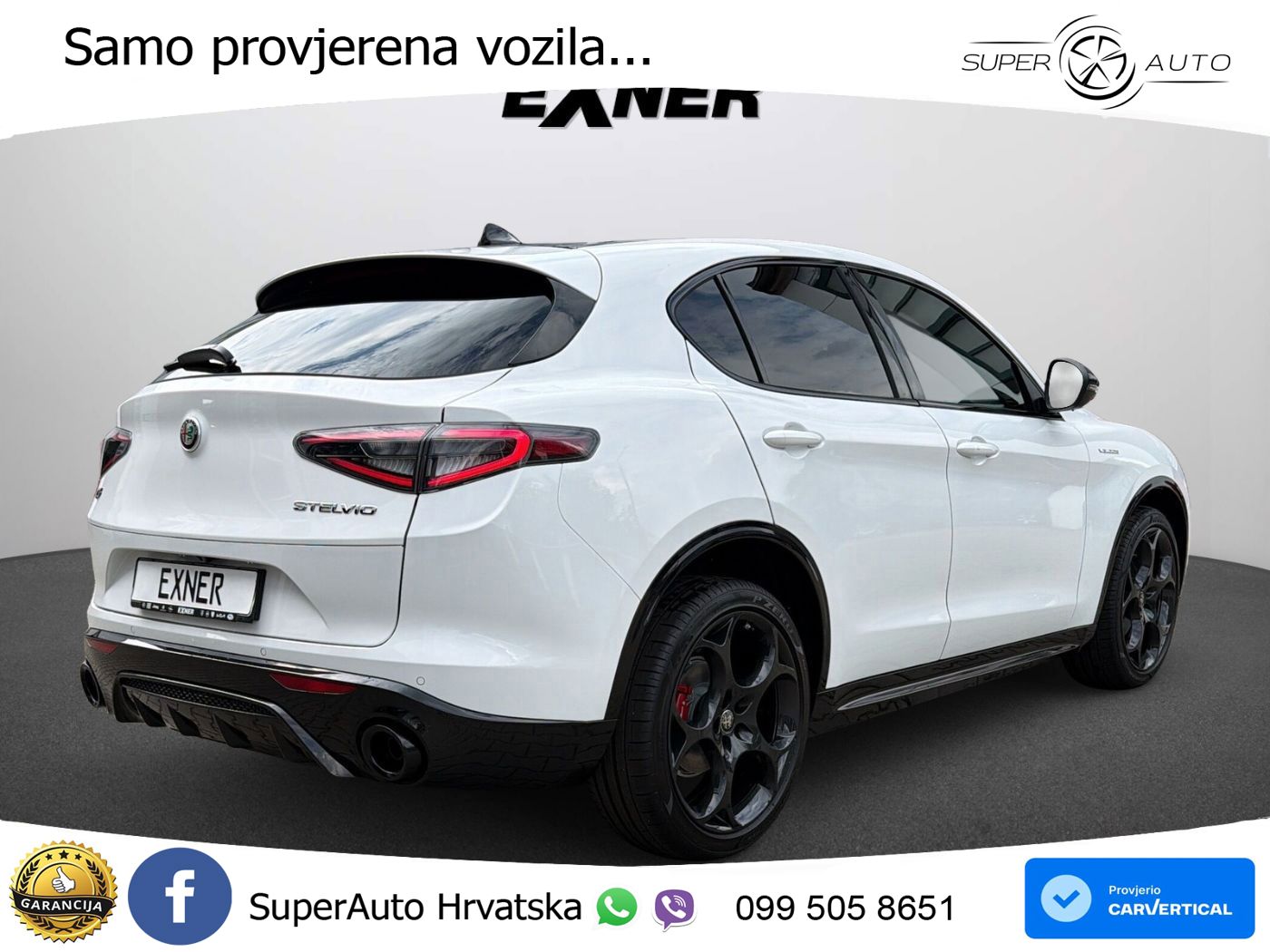 Alfa Romeo Stelvio 2.2 MultiJet II (210 KS) Q4 Automatic LED+GR SJED+ACC