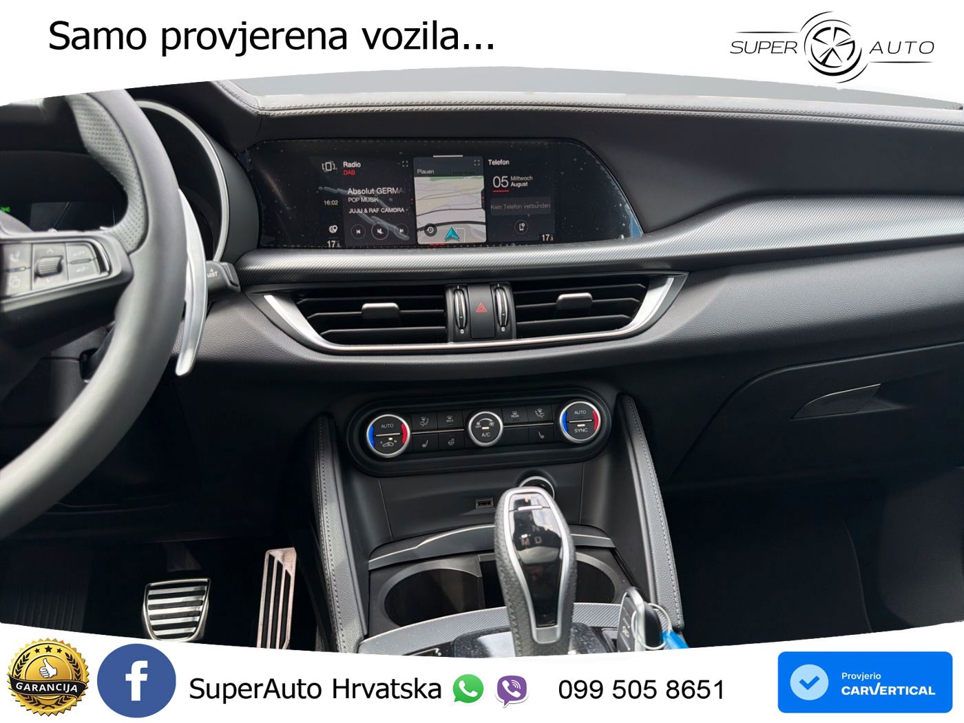 Alfa Romeo Stelvio 2.2 MultiJet II (210 KS) Q4 Automatic LED+GR SJED+ACC