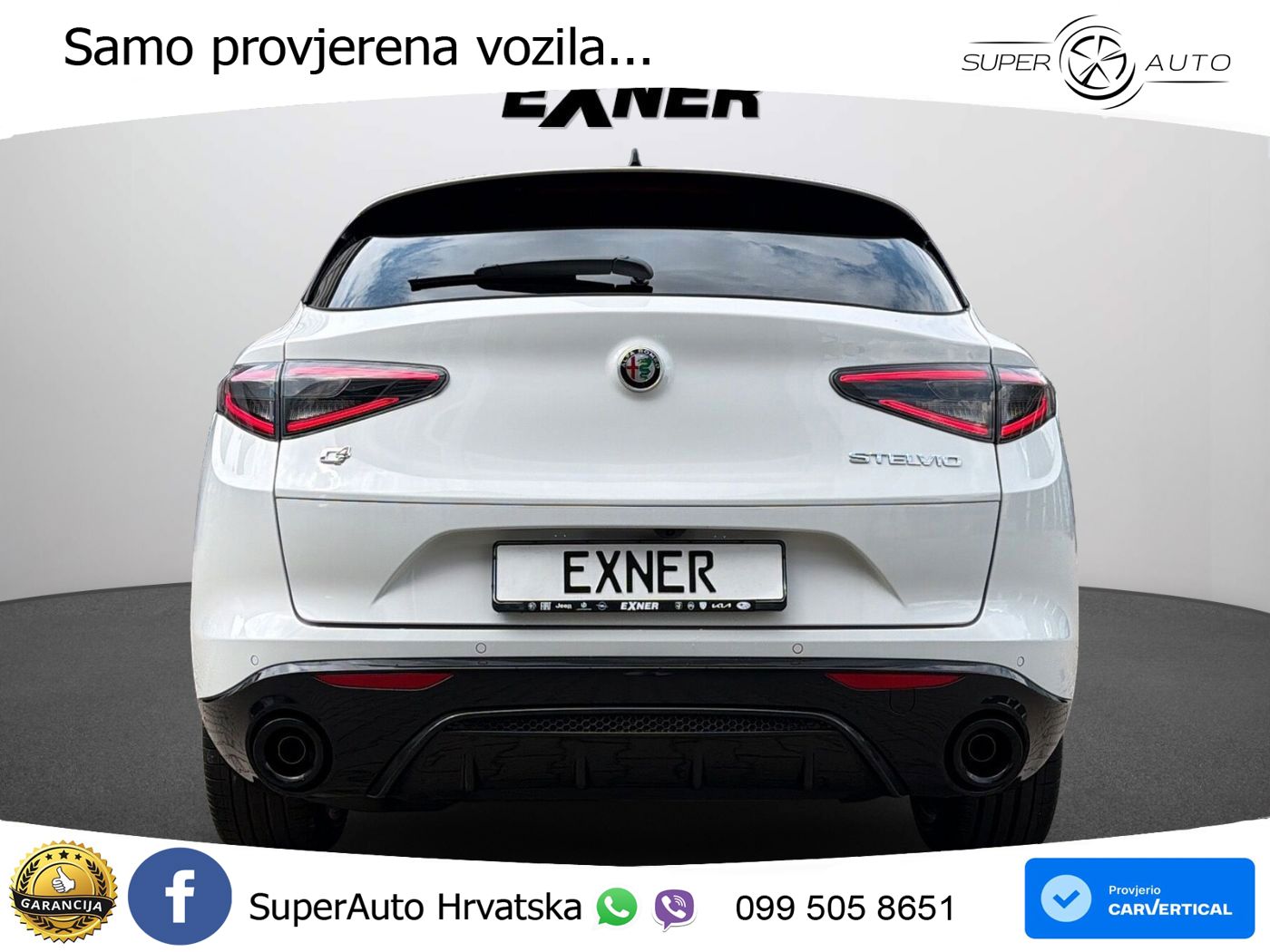 Alfa Romeo Stelvio 2.2 MultiJet II (210 KS) Q4 Automatic LED+GR SJED+ACC