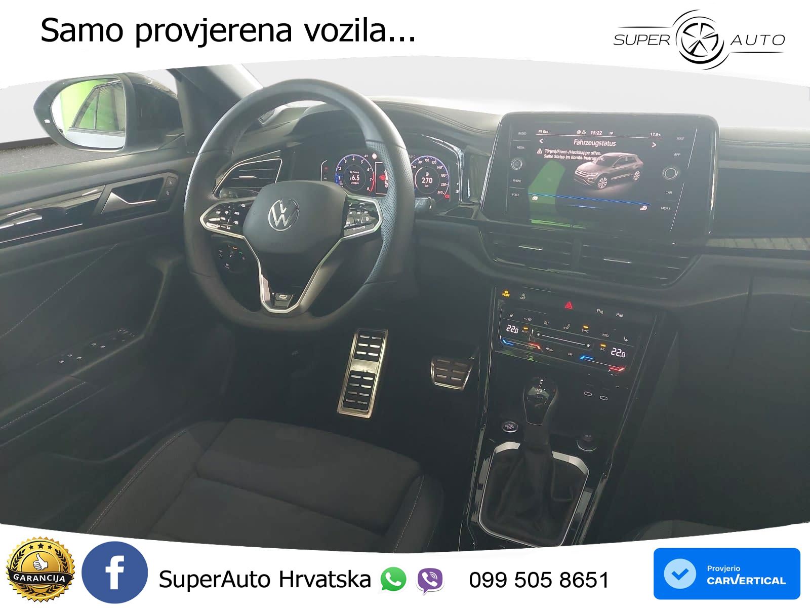 Volkswagen T-Roc 1.5 TSI (150 KS) DSG MATRIX+GR SJED+KAM