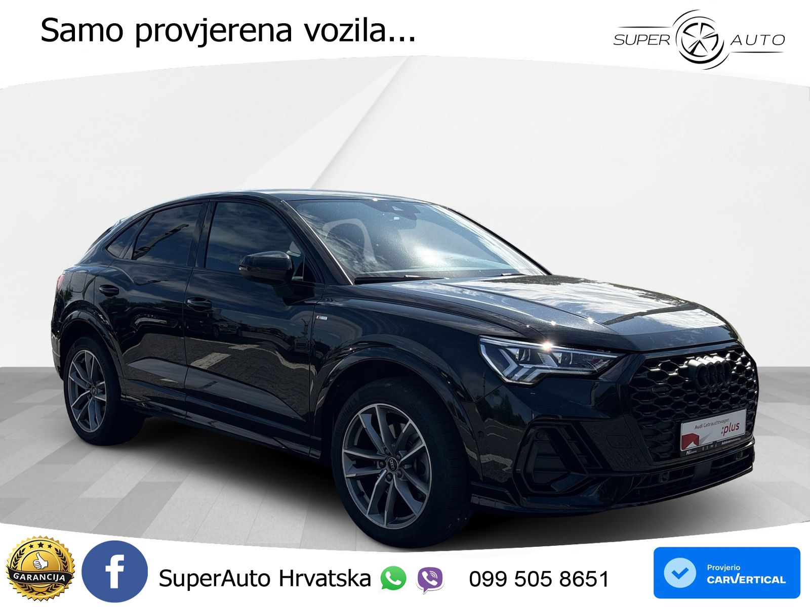 Audi Q3 II Sportback 45 TFSI (245 KS) quattro S tronic S line LED+GR SJED+ACC