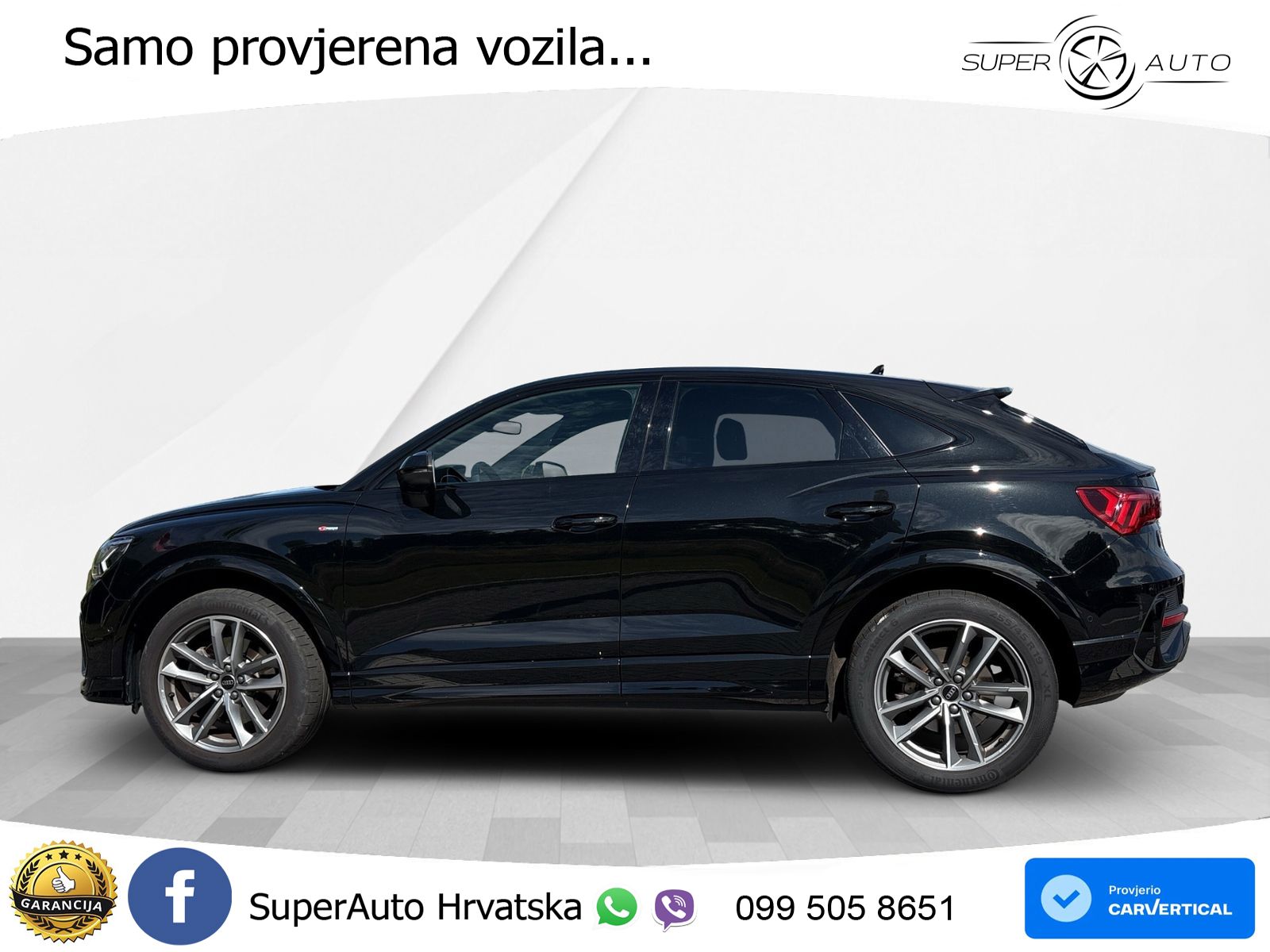 Audi Q3 II Sportback 45 TFSI (245 KS) quattro S tronic S line LED+GR SJED+ACC