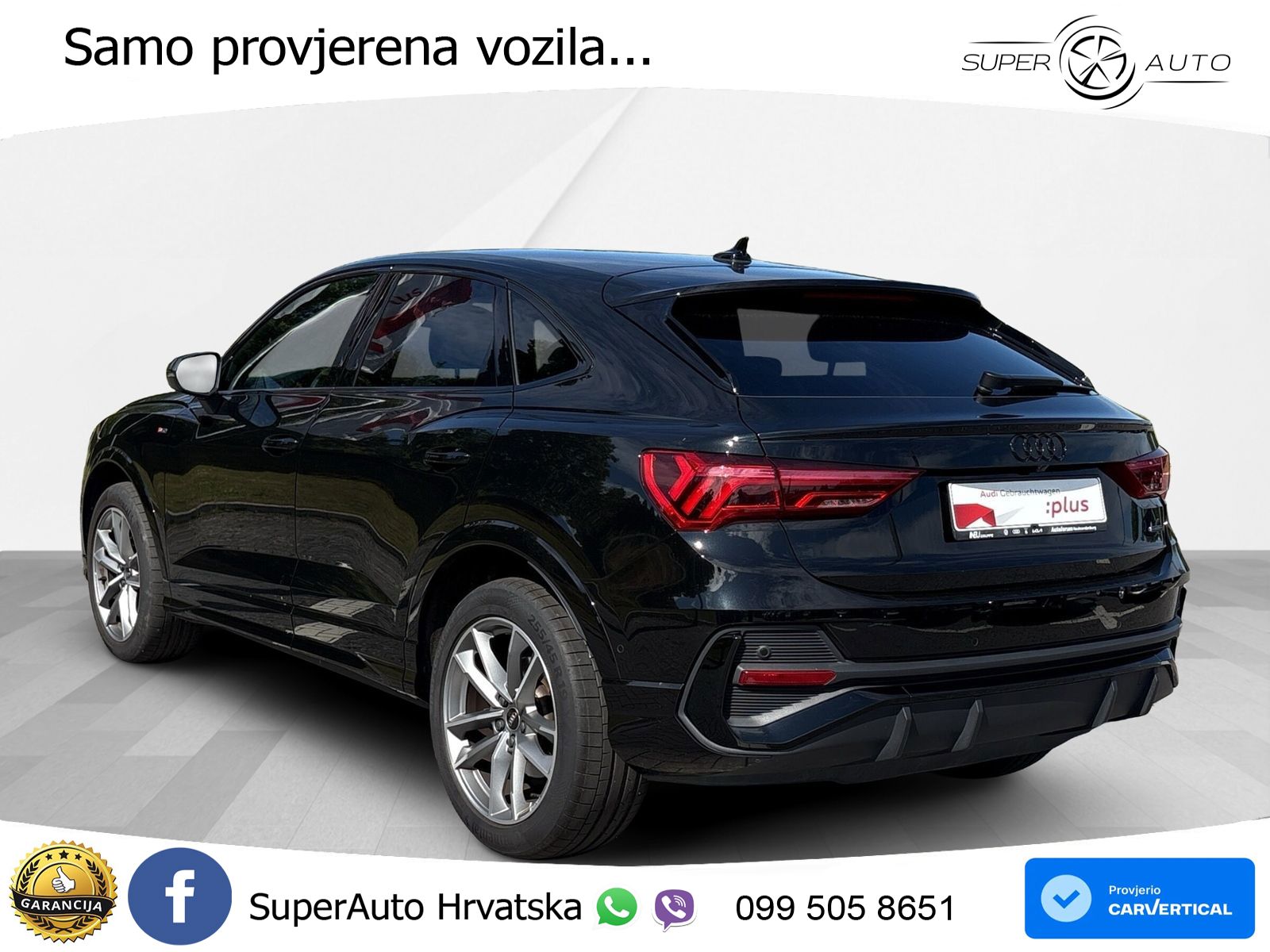 Audi Q3 II Sportback 45 TFSI (245 KS) quattro S tronic S line LED+GR SJED+ACC