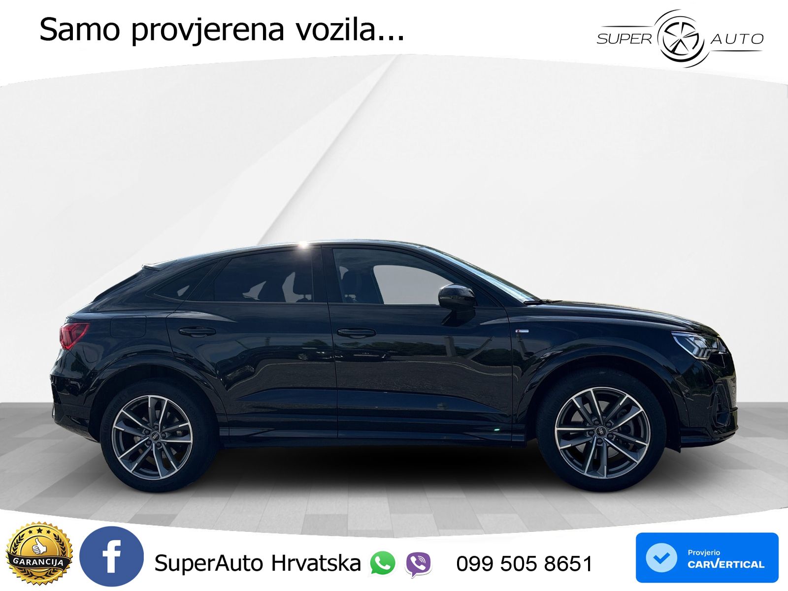Audi Q3 II Sportback 45 TFSI (245 KS) quattro S tronic S line LED+GR SJED+ACC