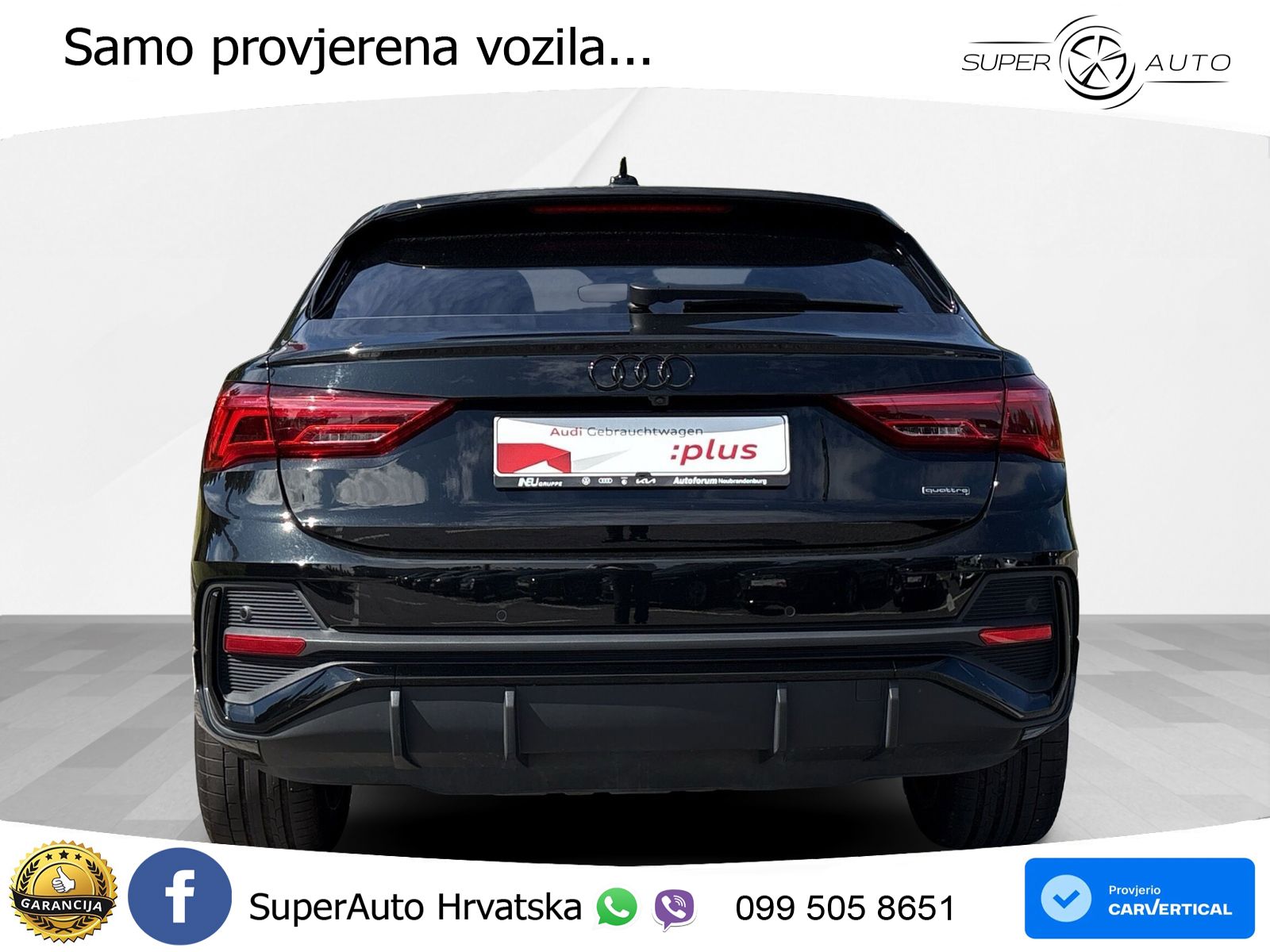 Audi Q3 II Sportback 45 TFSI (245 KS) quattro S tronic S line LED+GR SJED+ACC