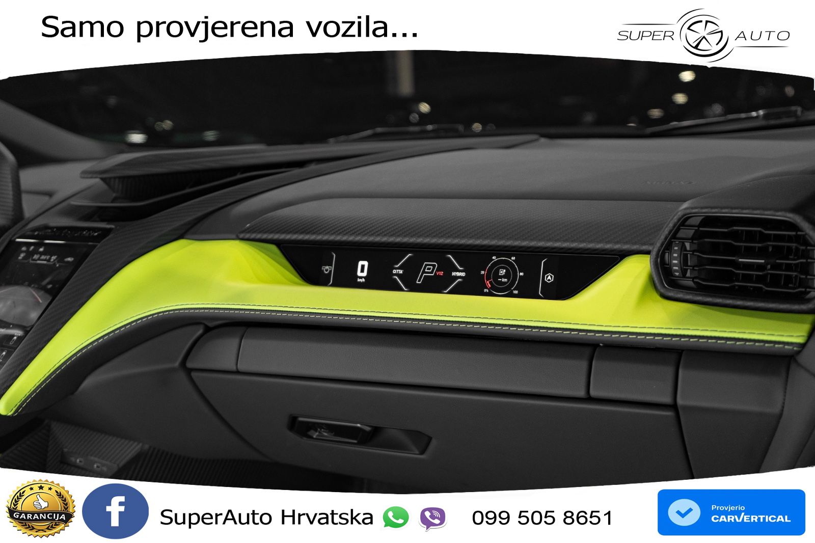 Lamborghini Revuelto 6.5 V12 (1015 KS) 4WD DCT LED+GR SJED+ACC
