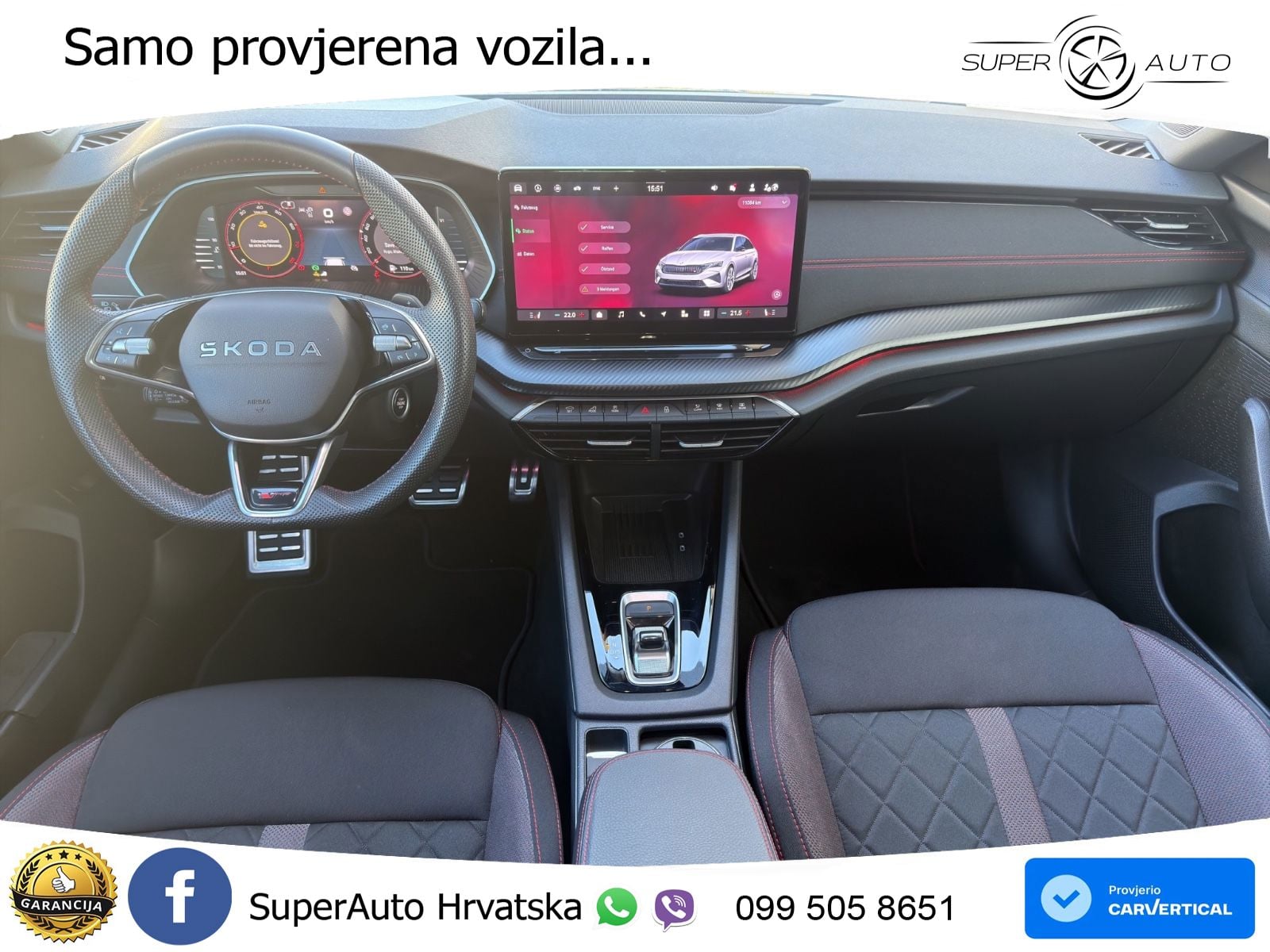 Škoda Octavia Combi RS 2.0 TSI (265 KS) DSG LED+GR SJED+ACC