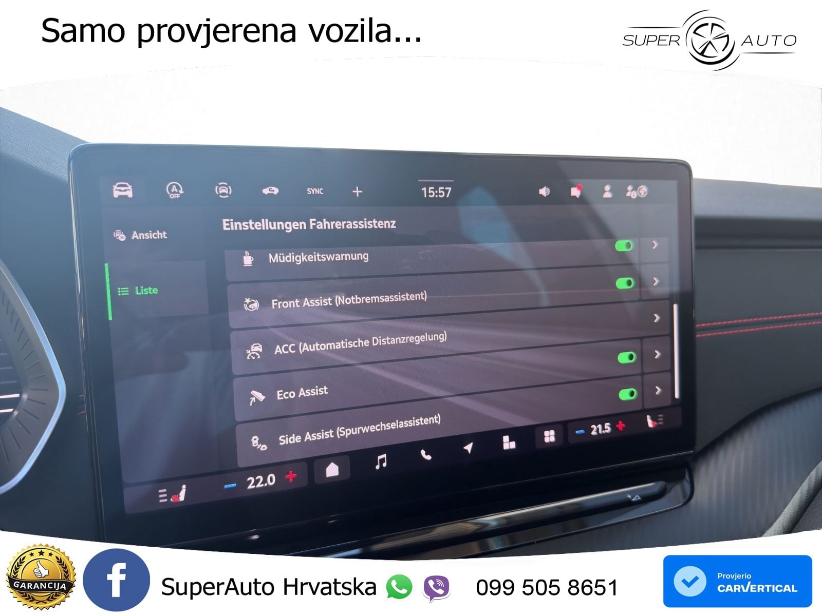 Škoda Octavia Combi RS 2.0 TSI (265 KS) DSG LED+GR SJED+ACC