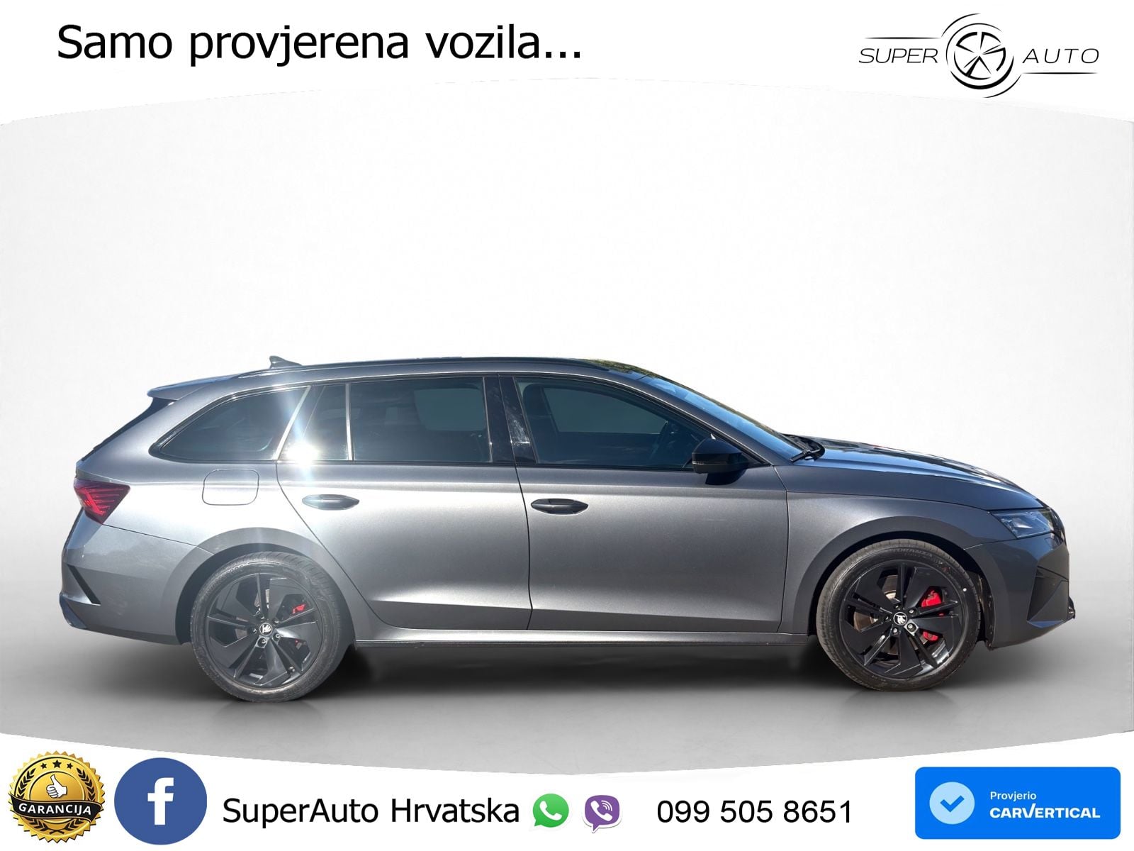 Škoda Octavia Combi RS 2.0 TSI (265 KS) DSG LED+GR SJED+ACC