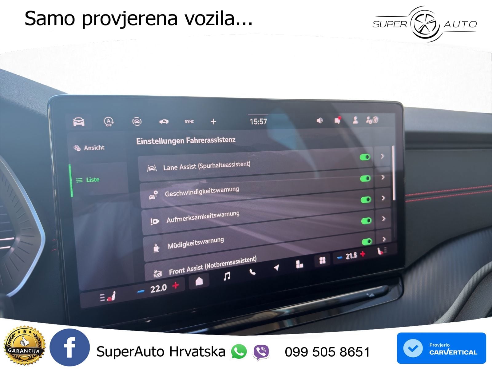 Škoda Octavia Combi RS 2.0 TSI (265 KS) DSG LED+GR SJED+ACC