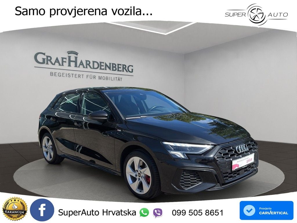 Audi A3 45 TFSIe (245 KS) S tronic S line LED+GR SJED+ACC