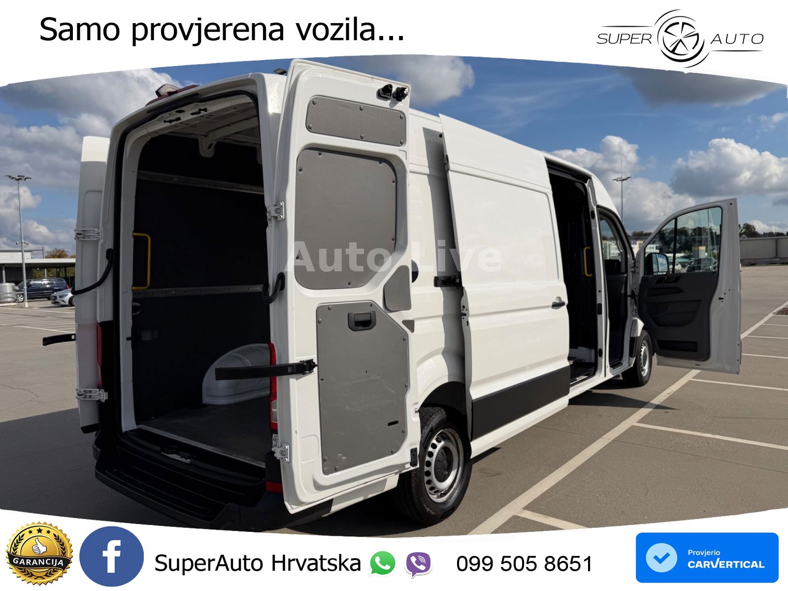 Volkswagen Crafter 35TDI*2xSCHIEBETÜRE*MAXI-HOCH-LANG*KLIMA 140 KS