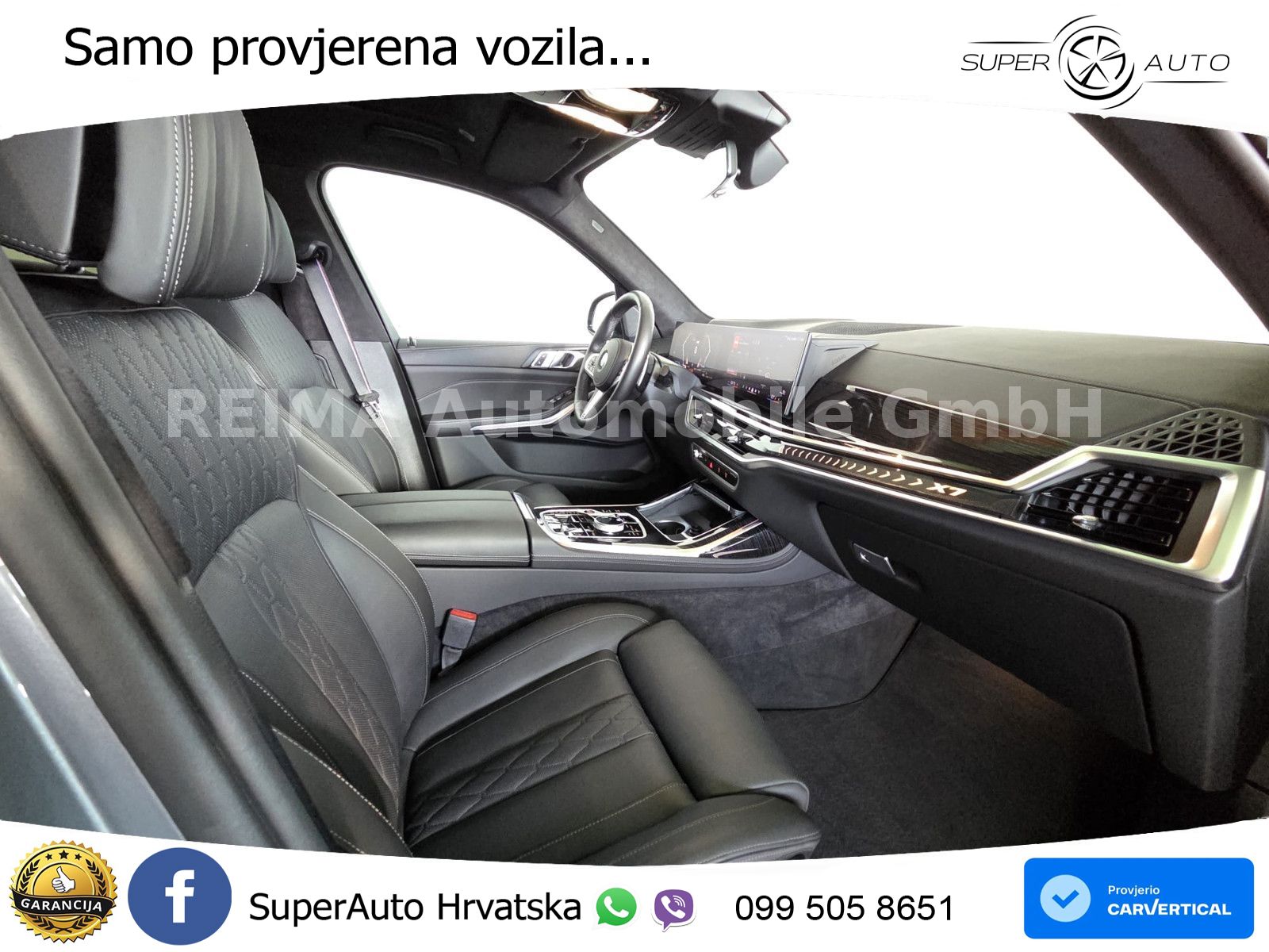 BMW X7 40d (352 KS) xDrive Steptronic M Sport ZRAČNI+ACC+GR SJED+KAM+PANO
