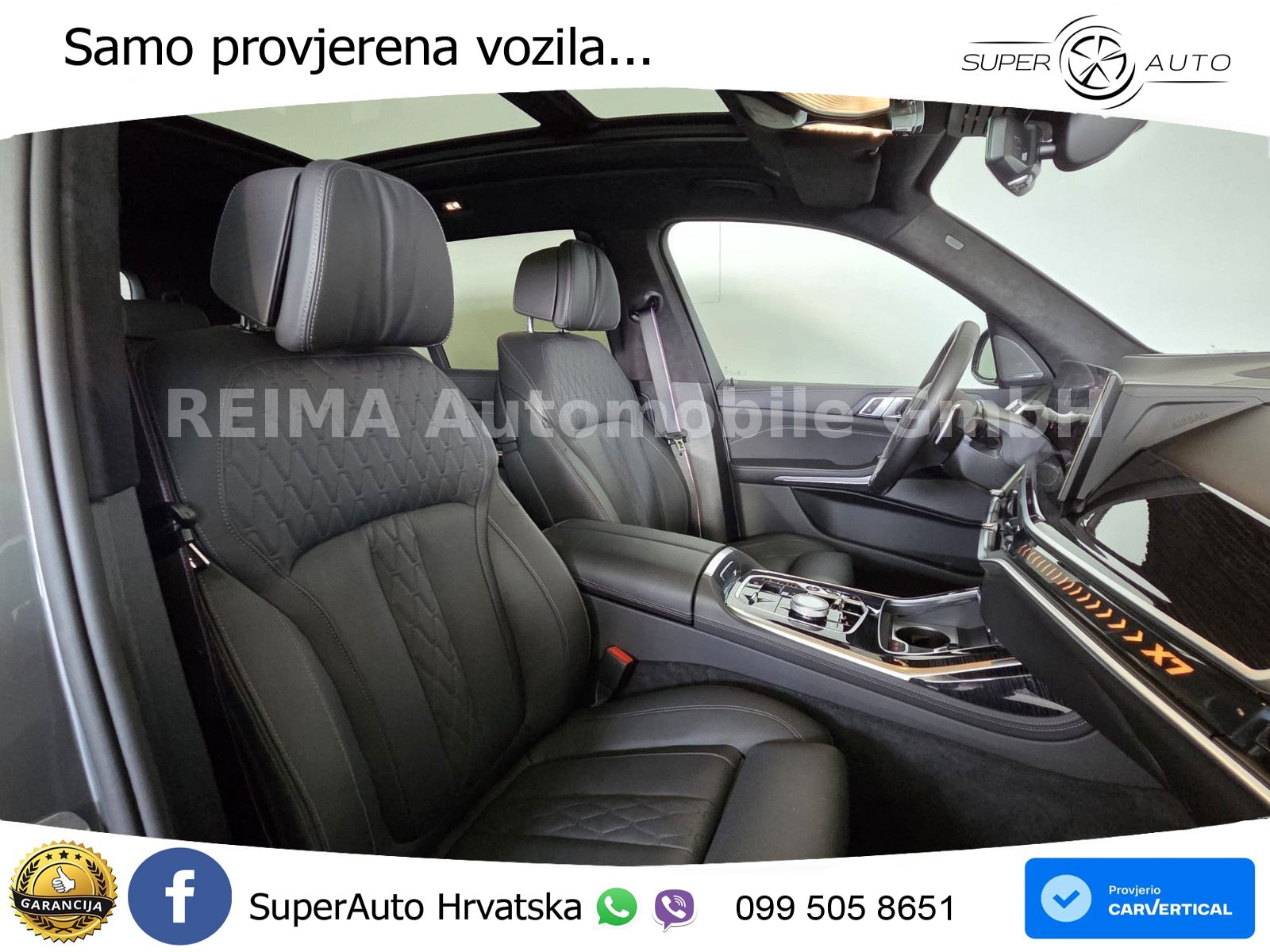 BMW X7 40d (352 KS) xDrive Steptronic M Sport ZRAČNI+ACC+GR SJED+KAM+PANO