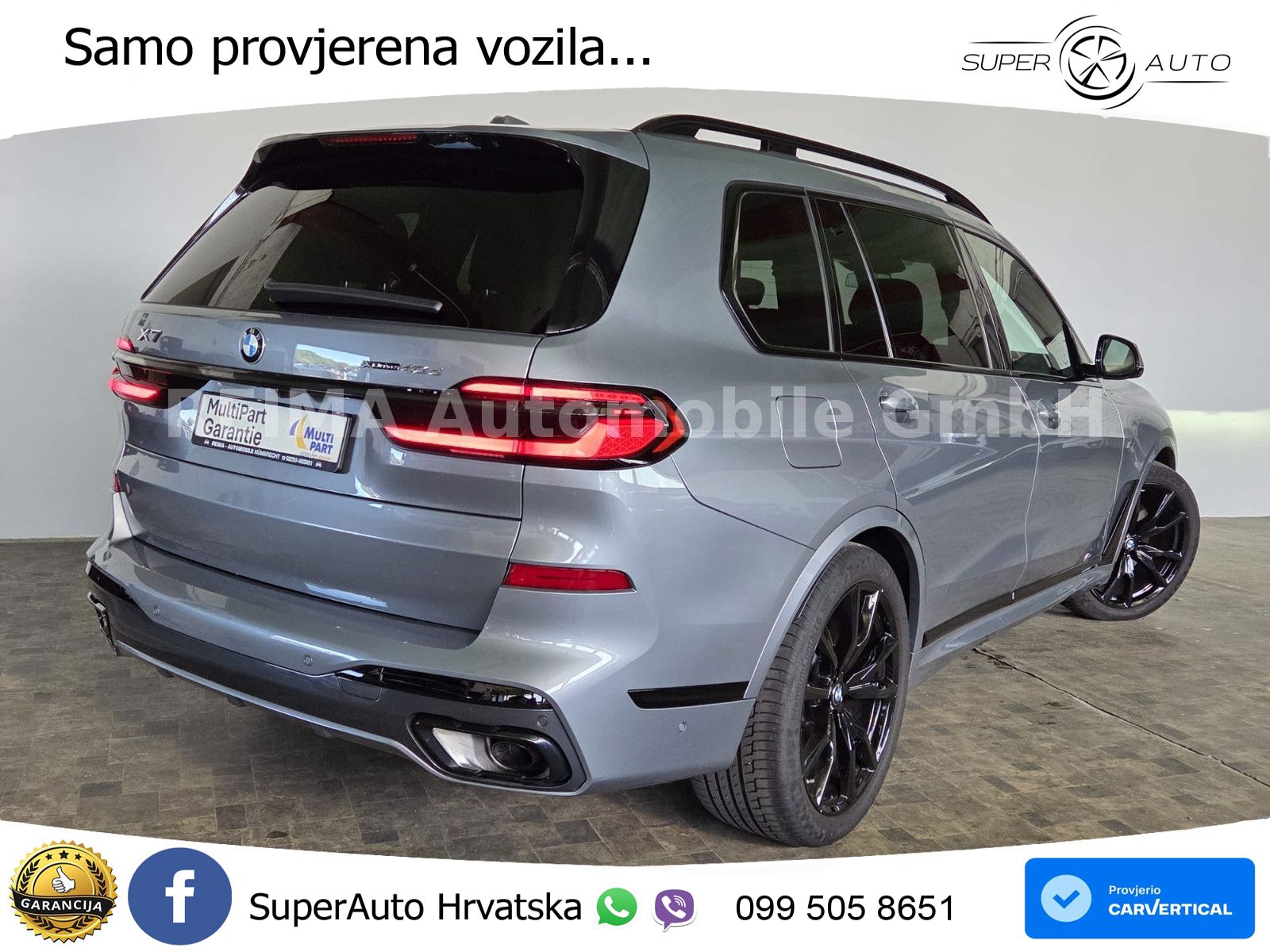 BMW X7 40d (352 KS) xDrive Steptronic M Sport ZRAČNI+ACC+GR SJED+KAM+PANO